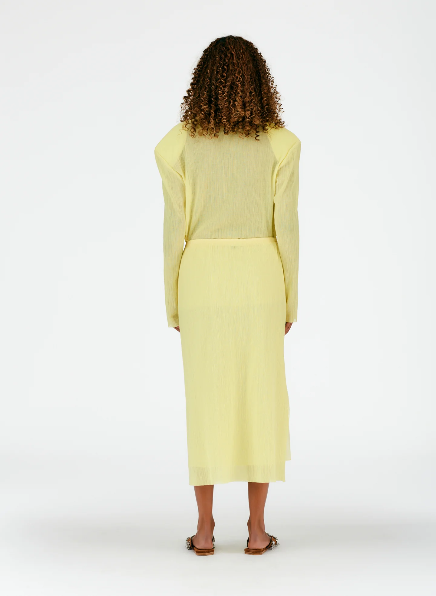 Crepe Gauze Pull On Skirt - Image 8