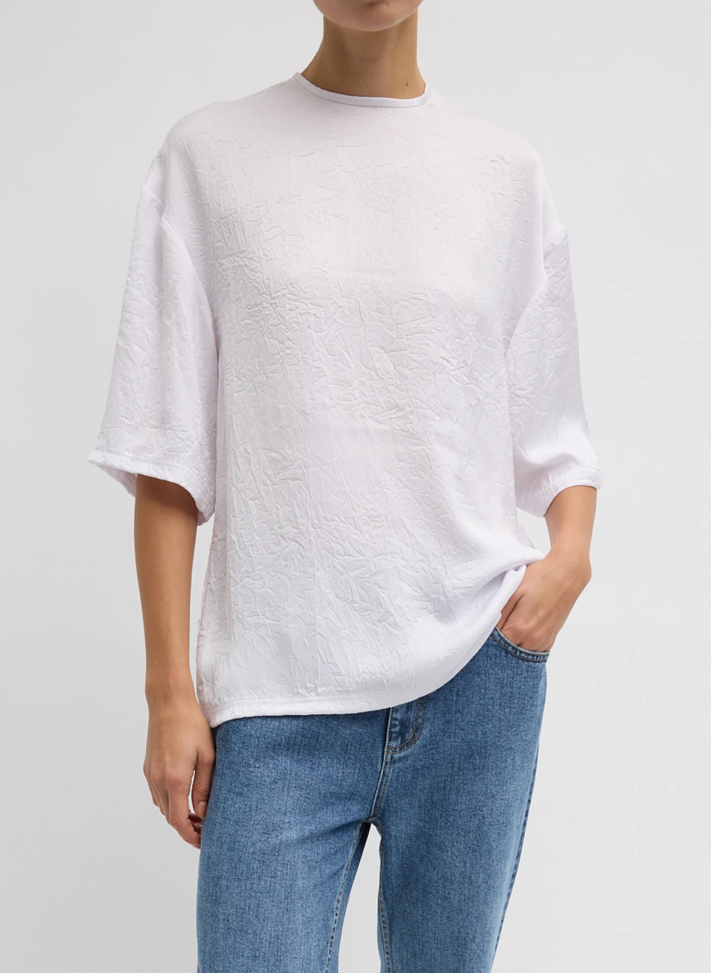 Crinkle Shirting Easy T-Shirt
