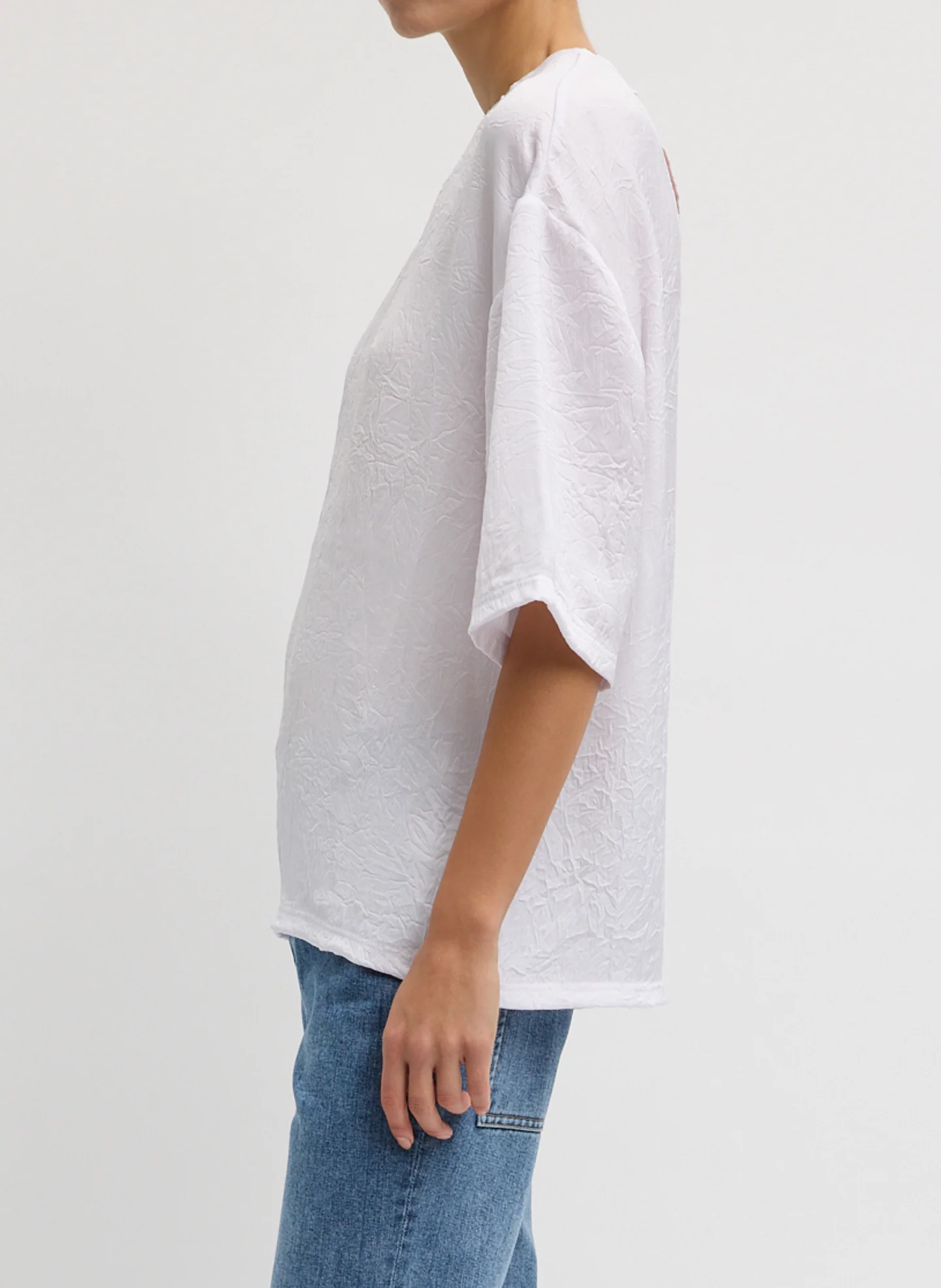 Crinkle Shirting Easy T-Shirt - Image 3