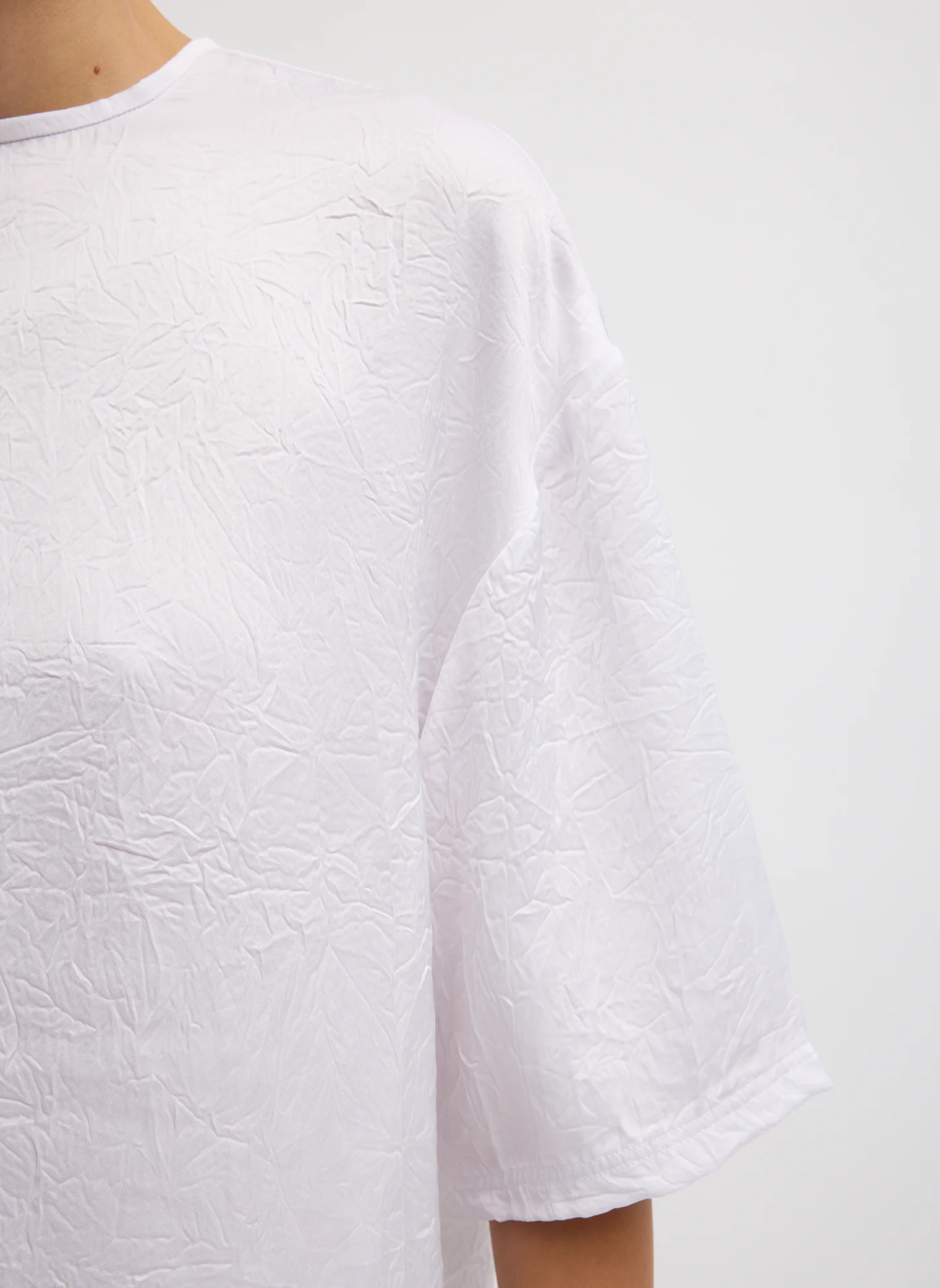 Crinkle Shirting Easy T-Shirt - Image 5
