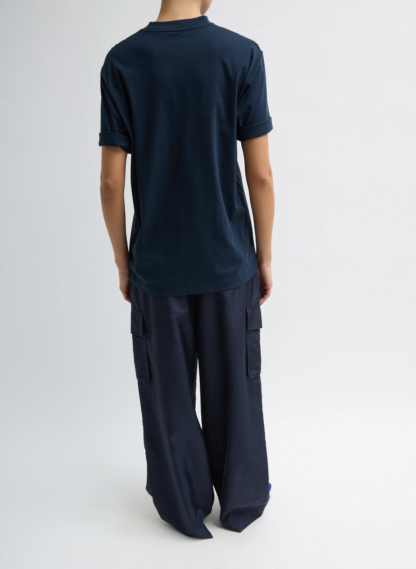 Crispy Nylon Stella Pleated Cargo Pant - Image 3