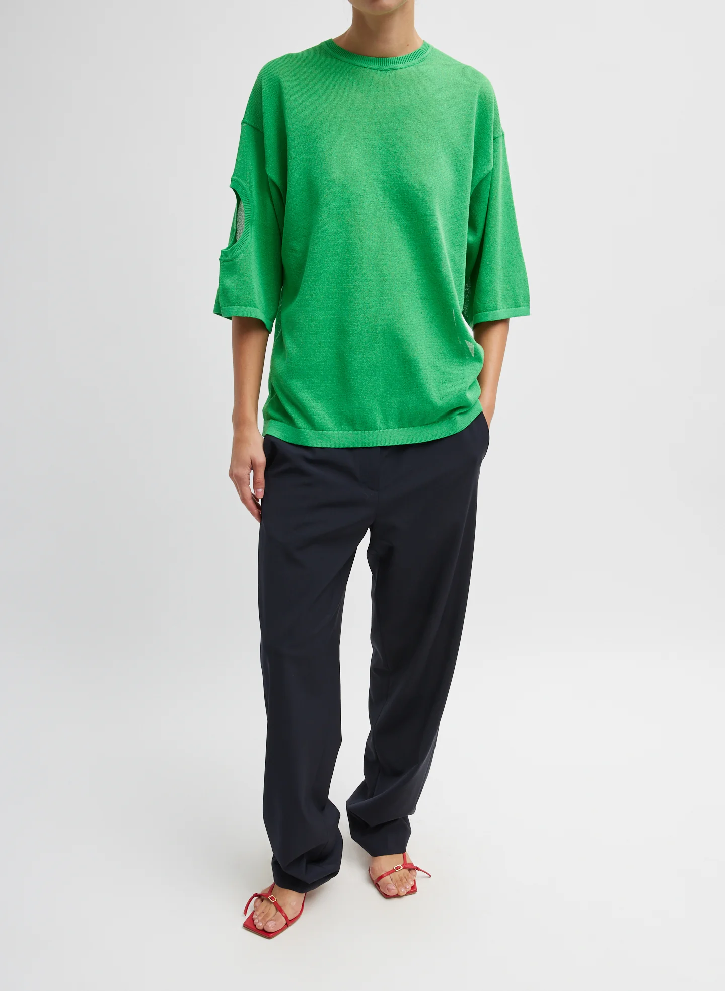 Crispy Sweater Oversized Easy T-Shirt - Image 4