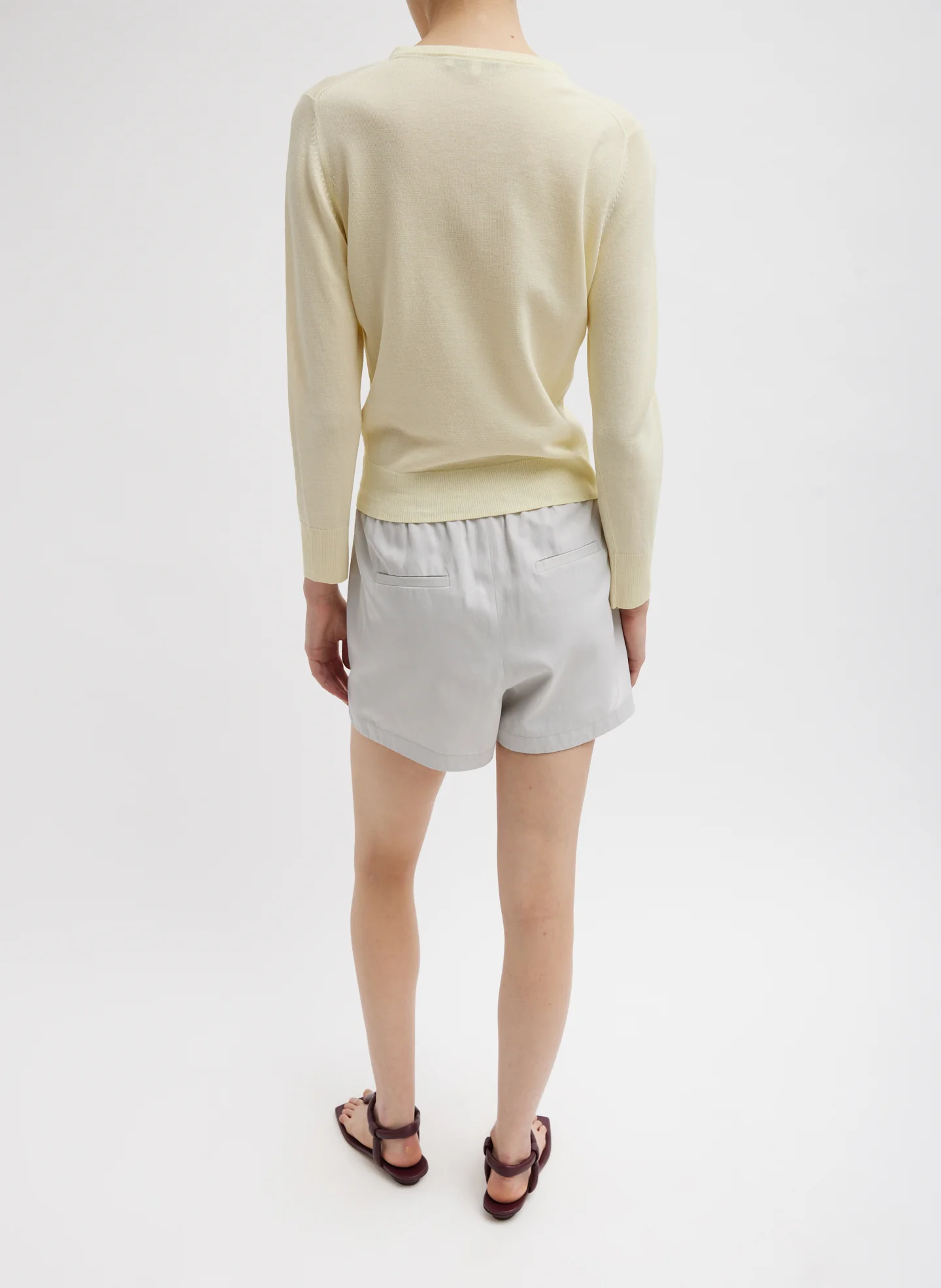 Crispy Sweater Shrunken Cardigan - Image 4