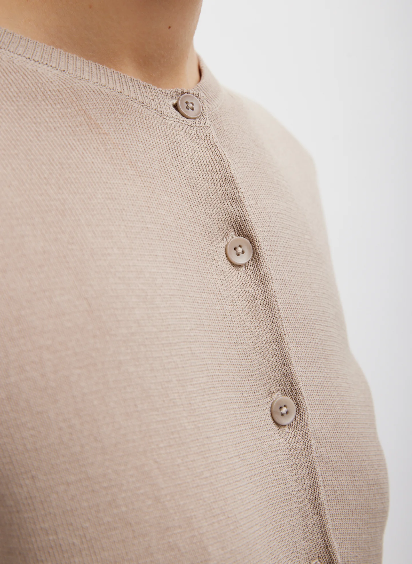 Crispy Sweater Shrunken Cardigan - Image 3
