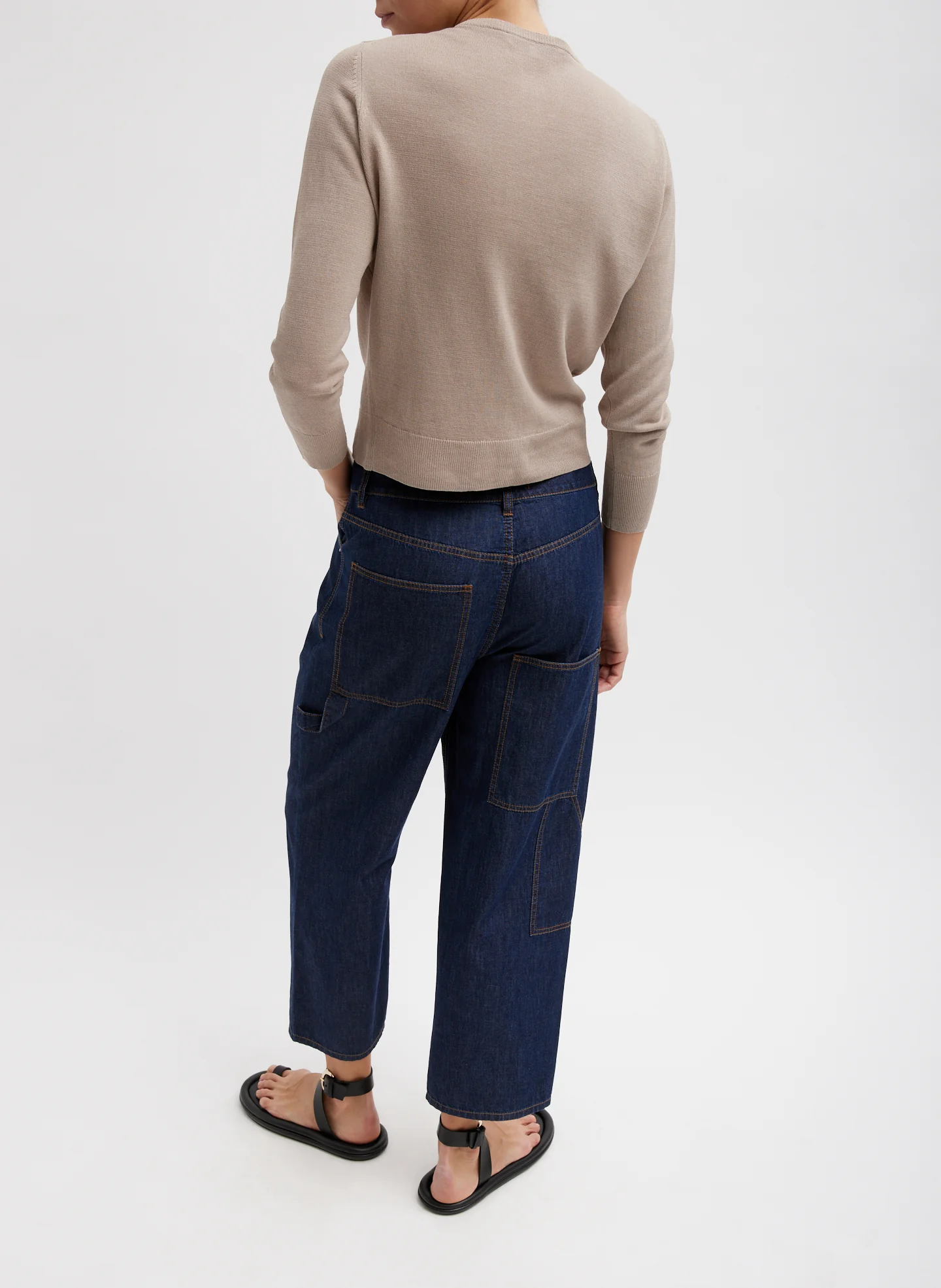 Crispy Sweater Shrunken Cardigan - Image 5