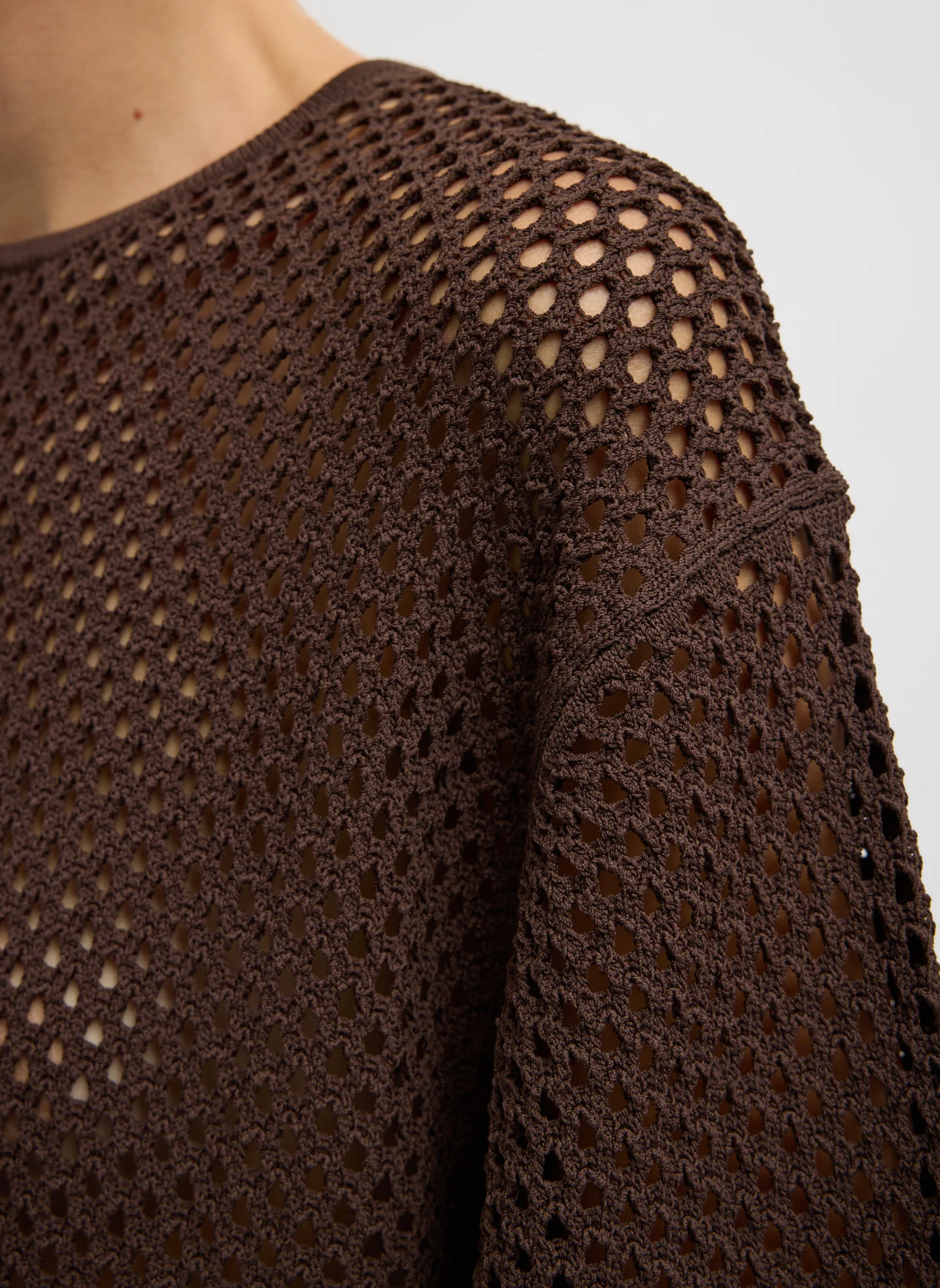 Crochet Netting Oversized Easy T-Shirt - Image 5