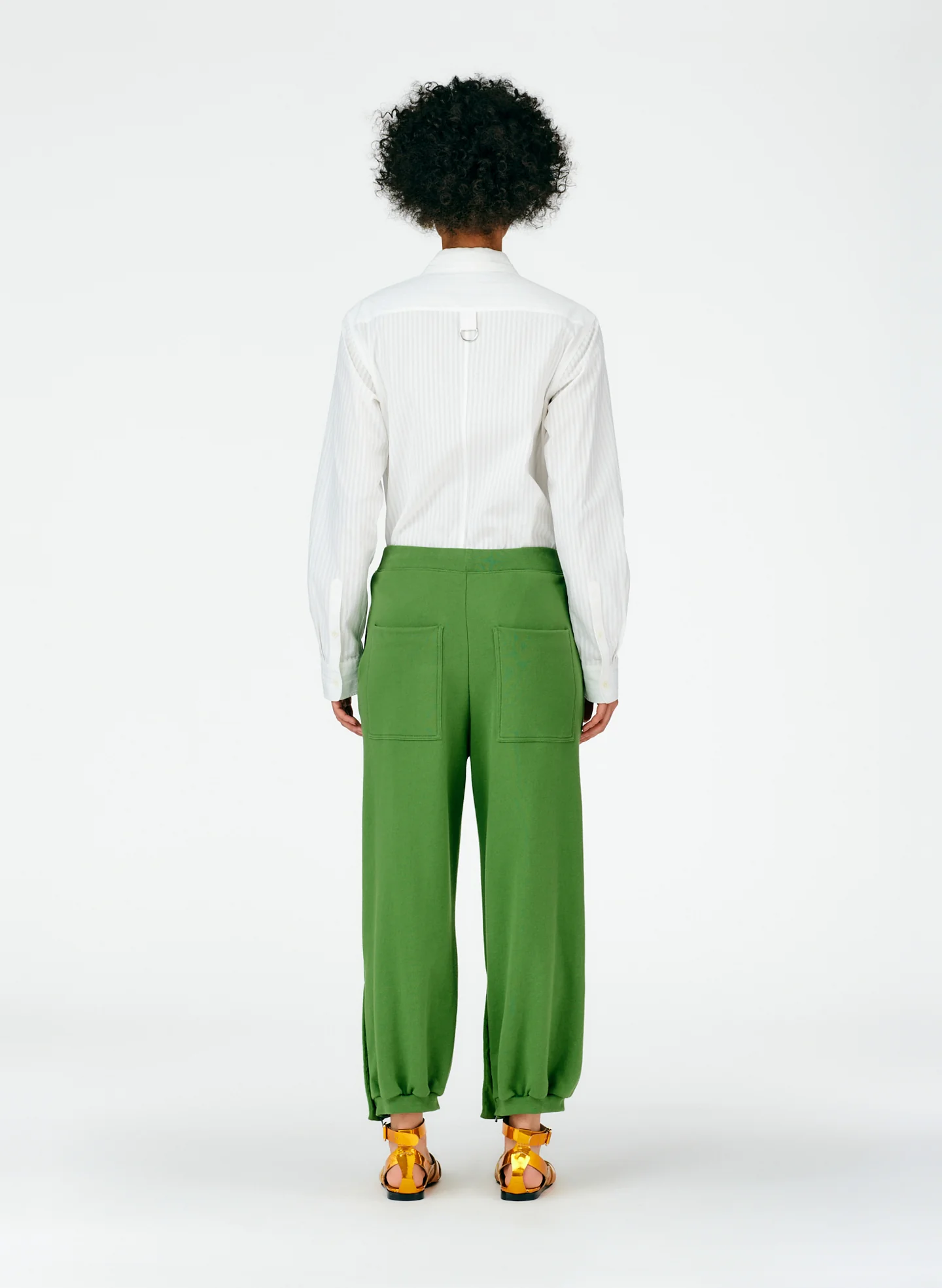Cropped Sweatpant with Zipper - Image 3