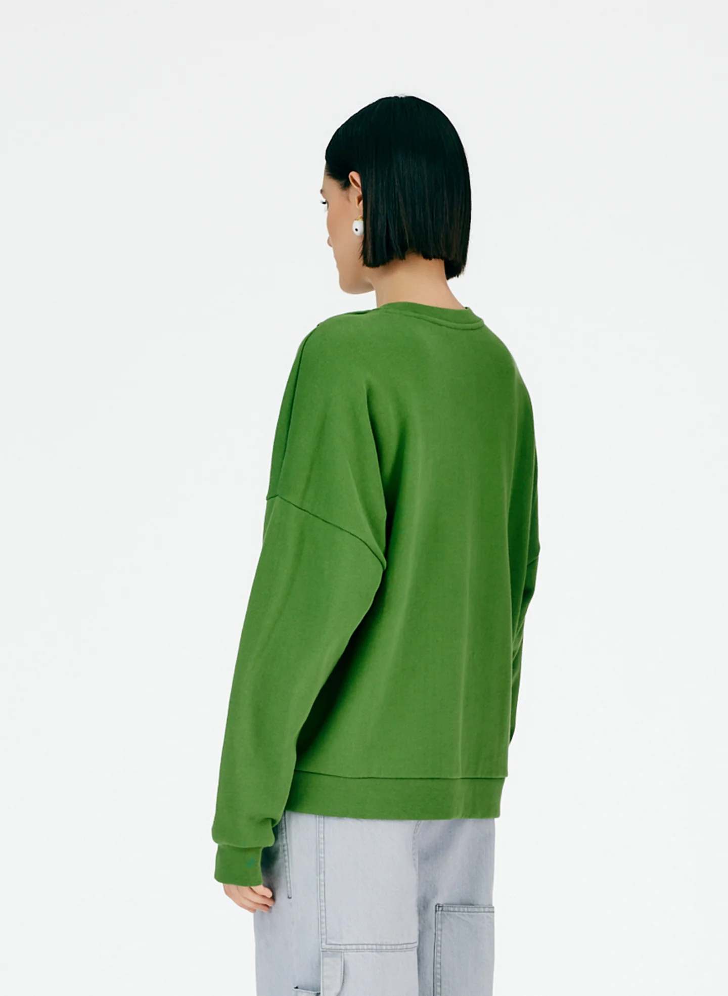 Cutout Dicky Neck Sweatshirt - Image 3
