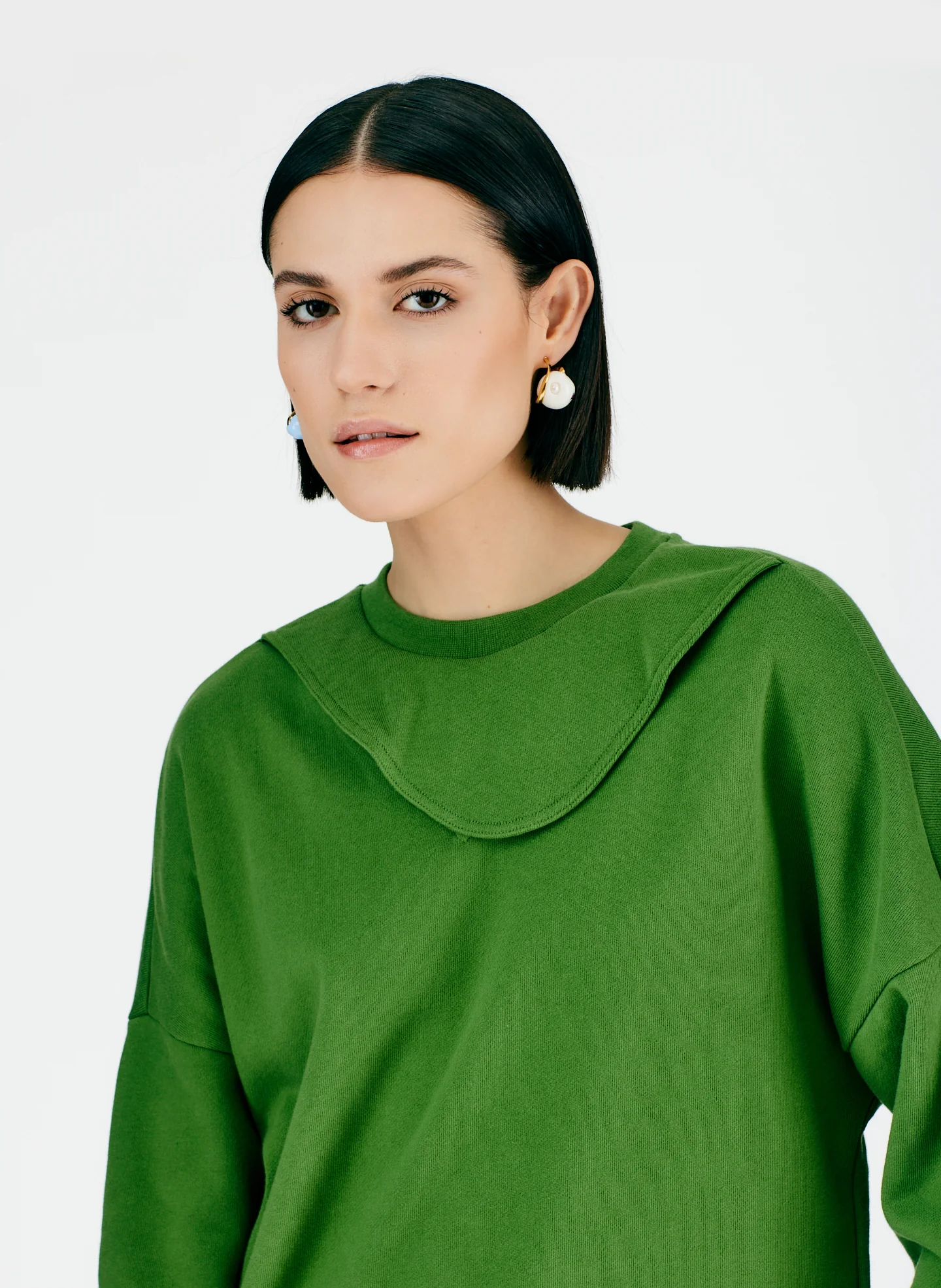 Cutout Dicky Neck Sweatshirt - Image 6