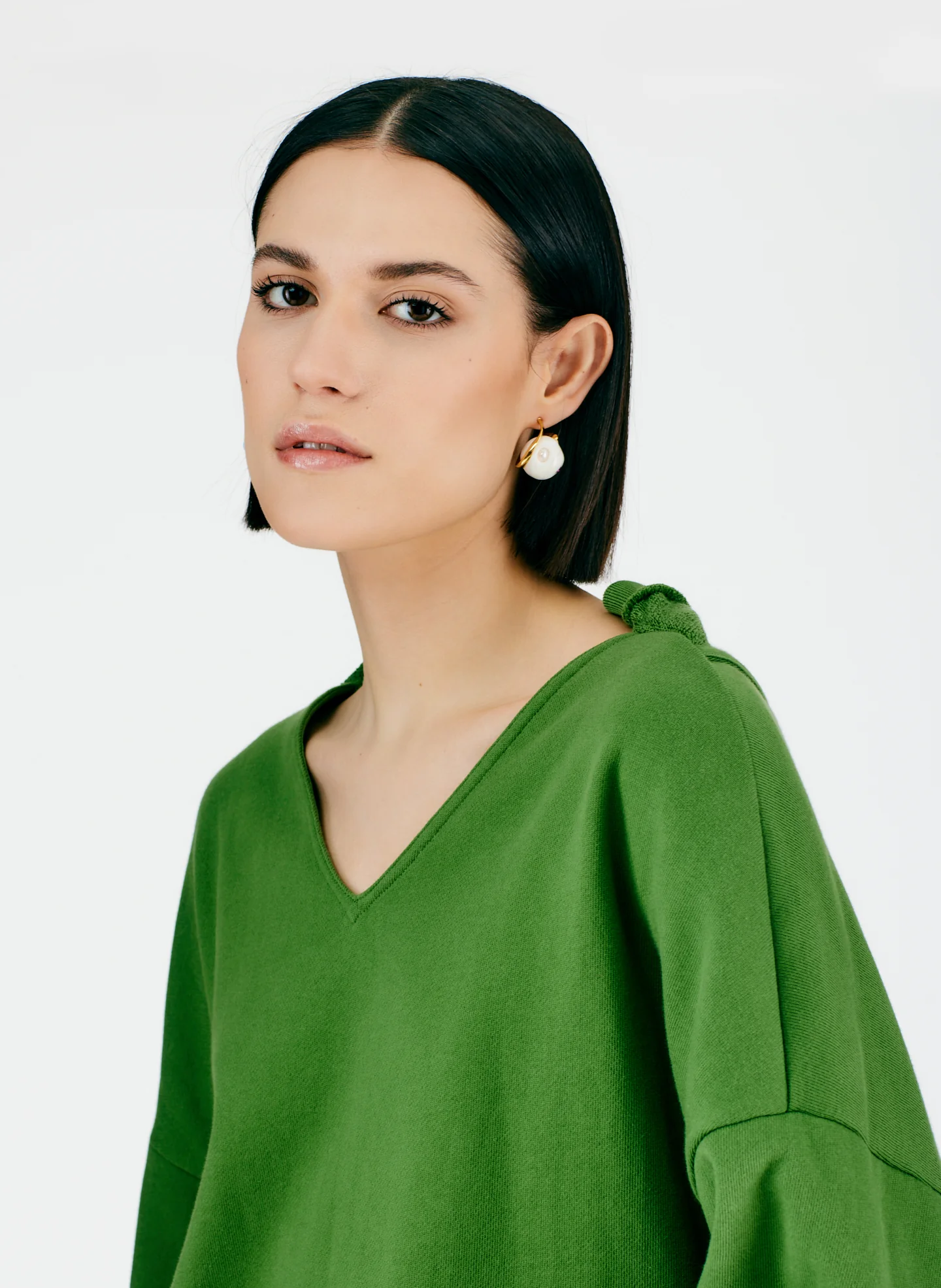 Cutout Dicky Neck Sweatshirt - Image 8