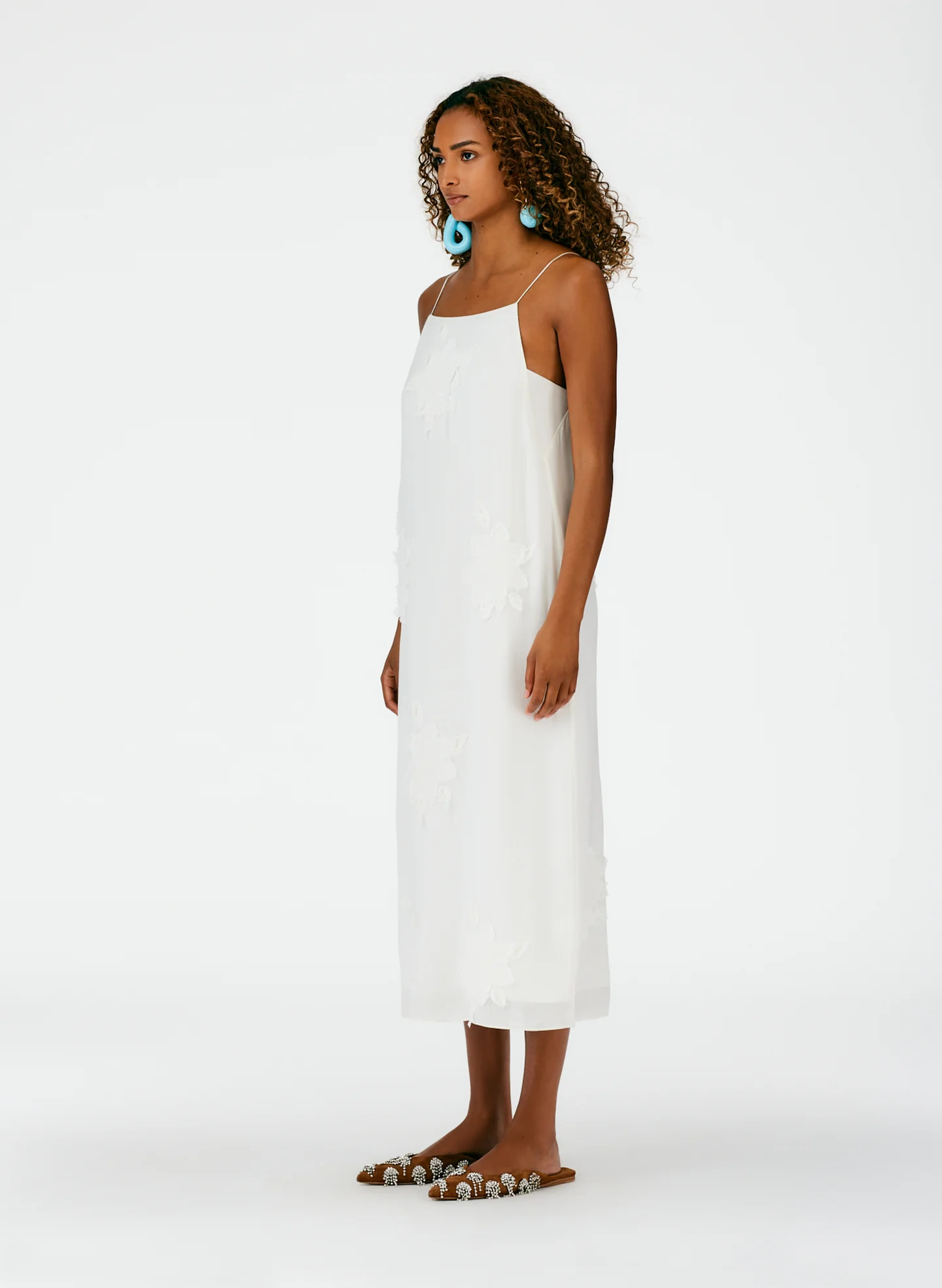 Dahlia Fil Coupe Slip Dress - Image 2