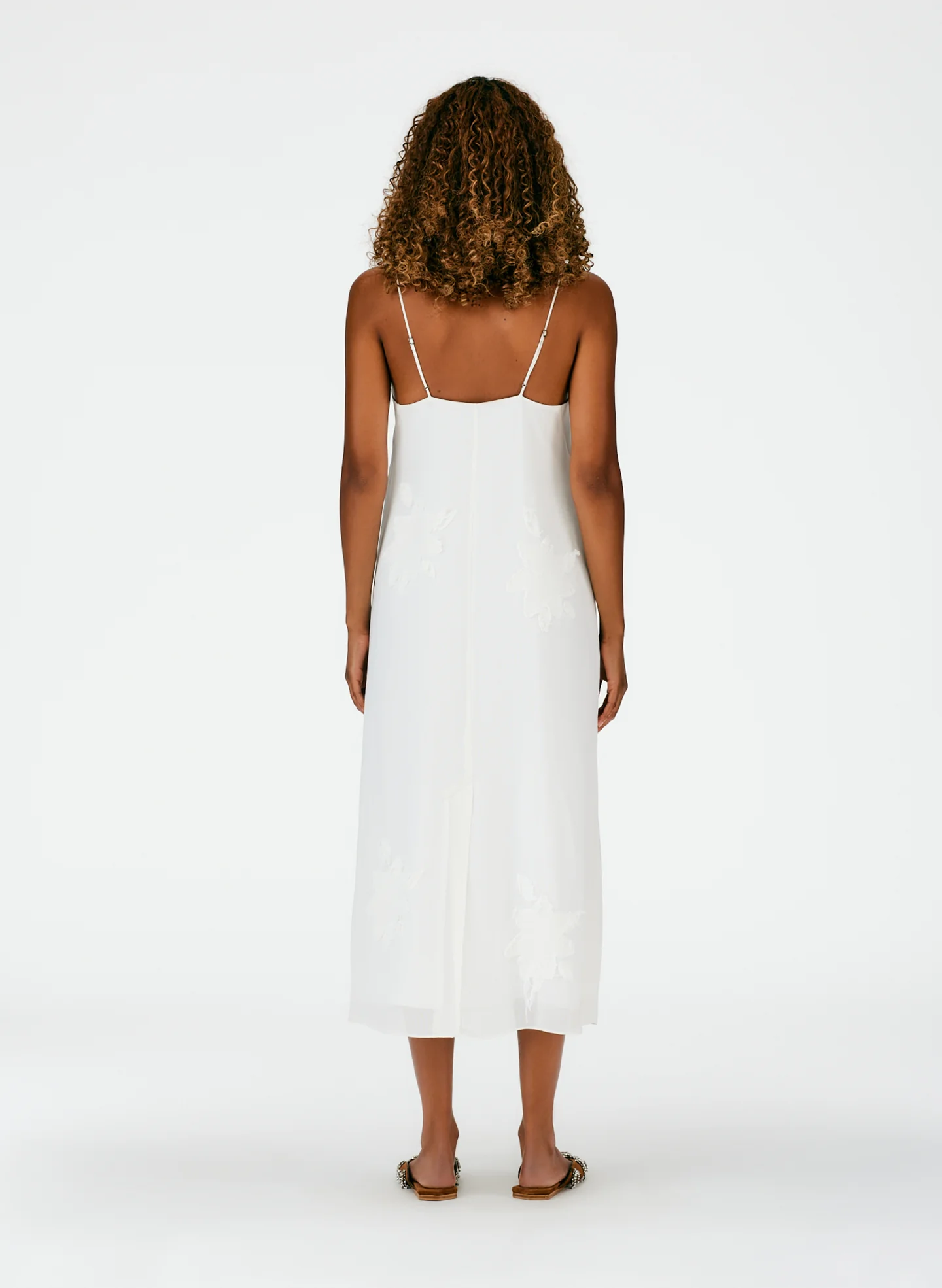 Dahlia Fil Coupe Slip Dress - Image 3