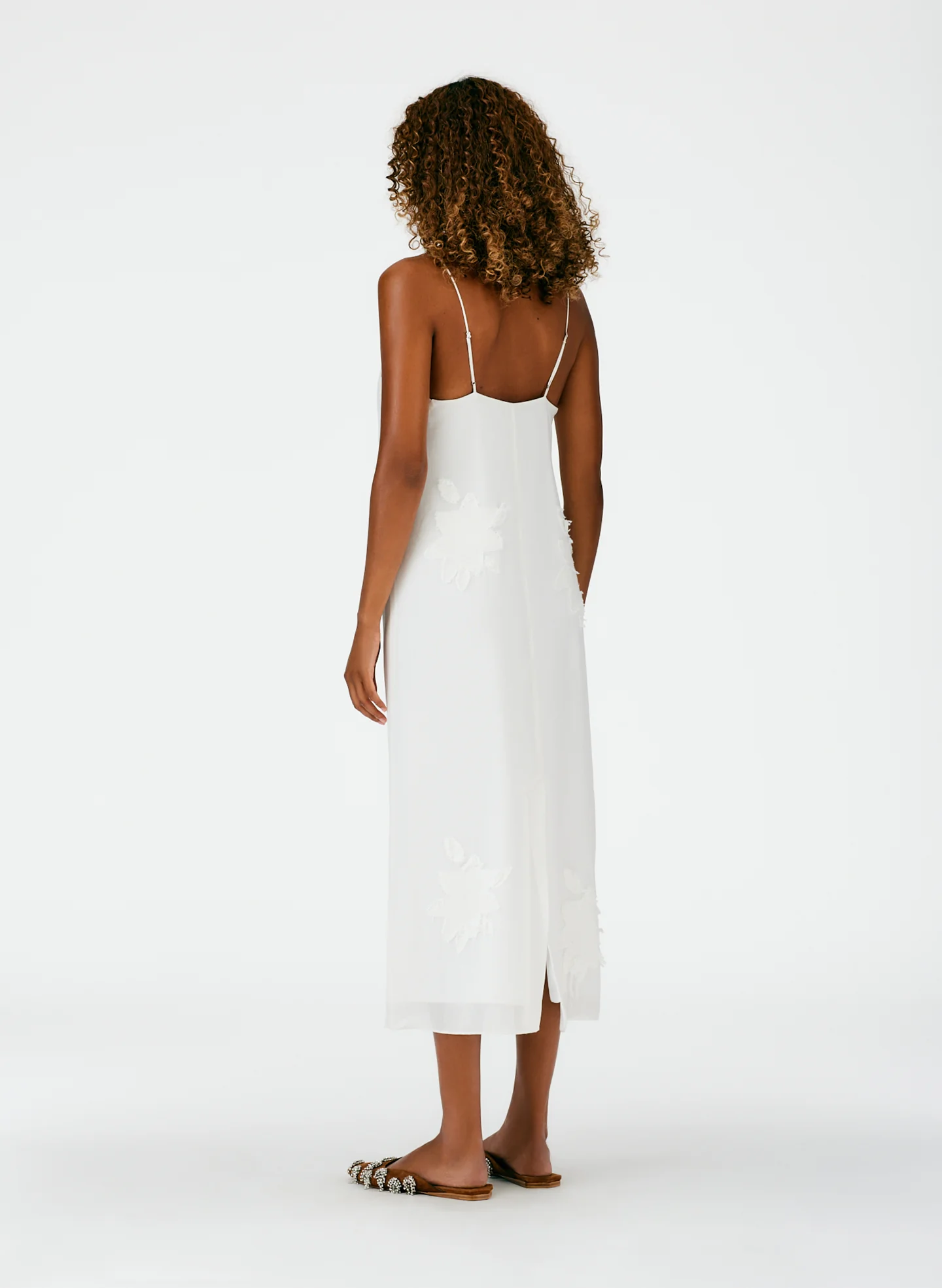 Dahlia Fil Coupe Slip Dress - Image 4