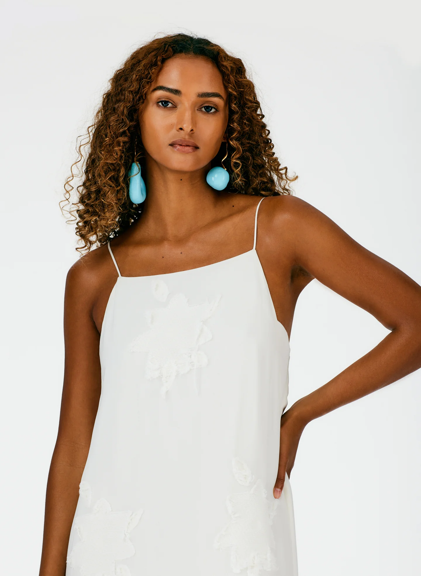 Dahlia Fil Coupe Slip Dress - Image 5