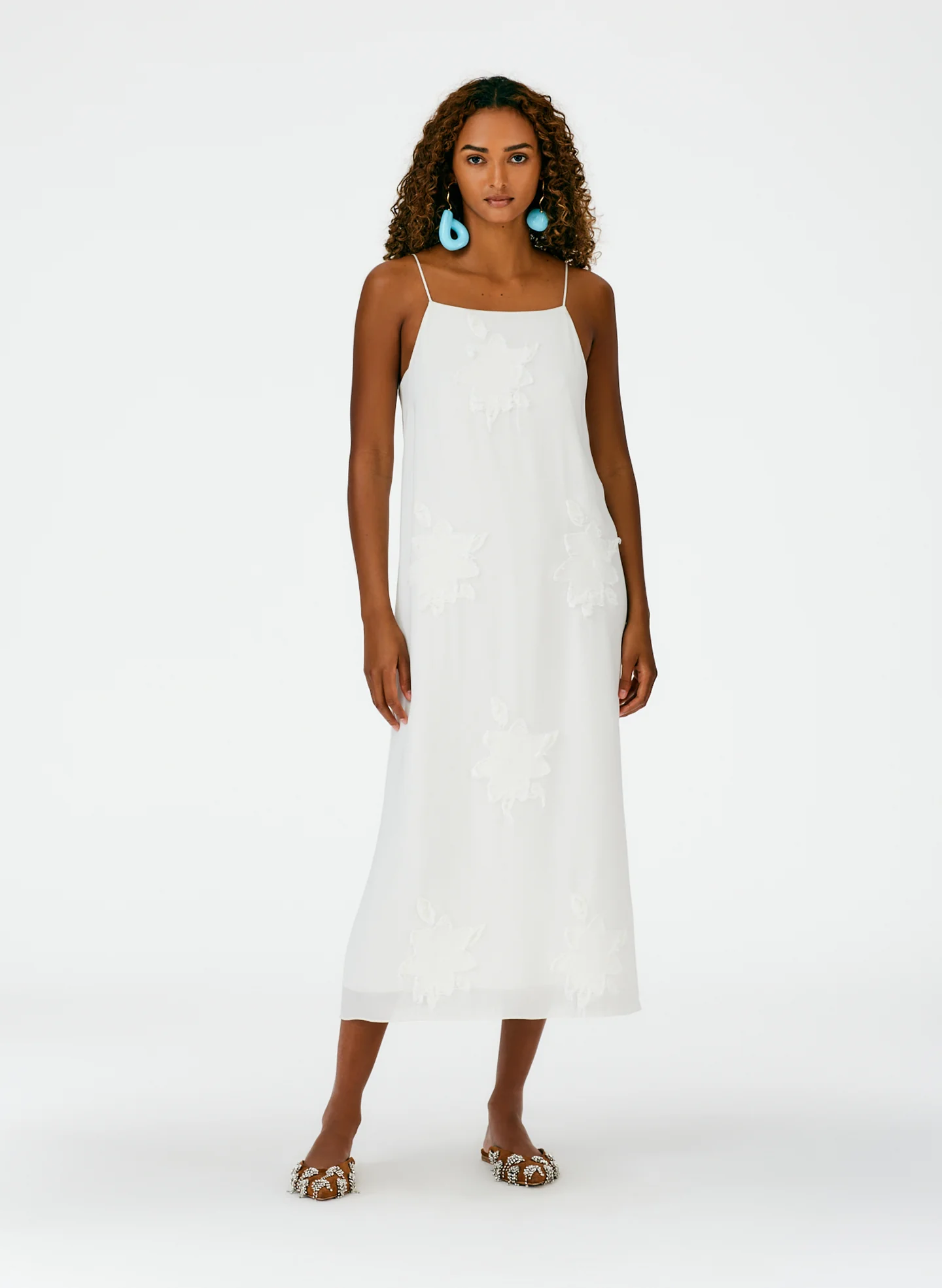 Dahlia Fil Coupe Slip Dress - Image 6