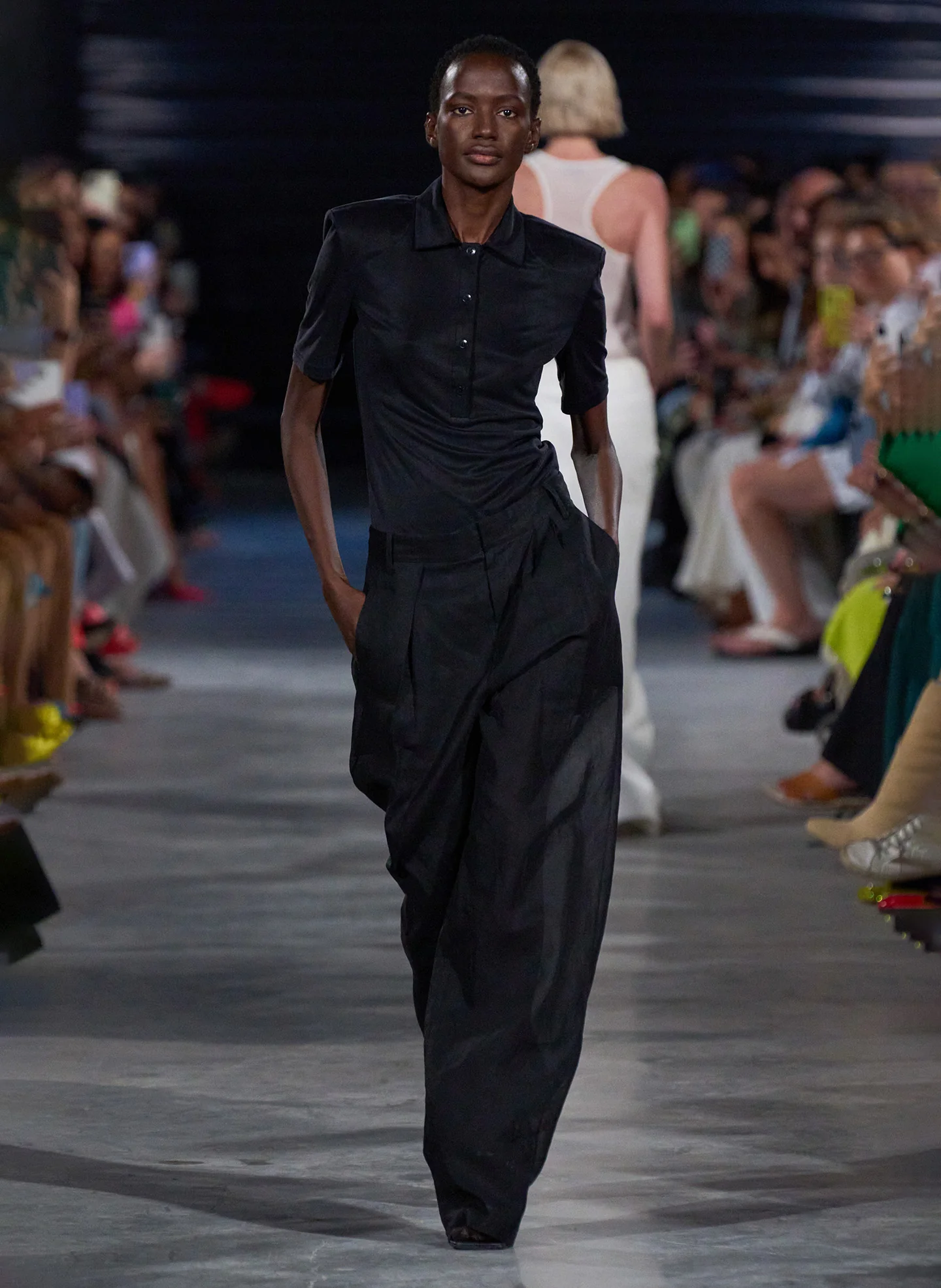 Deeba Cupro Lean Polo Shirt - Image 2
