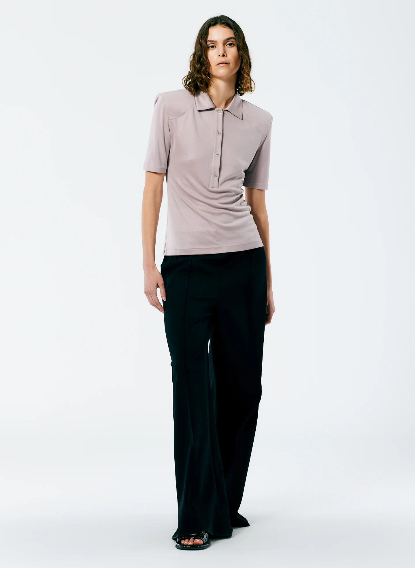 Deeba Cupro Lean Polo Shirt - Image 6