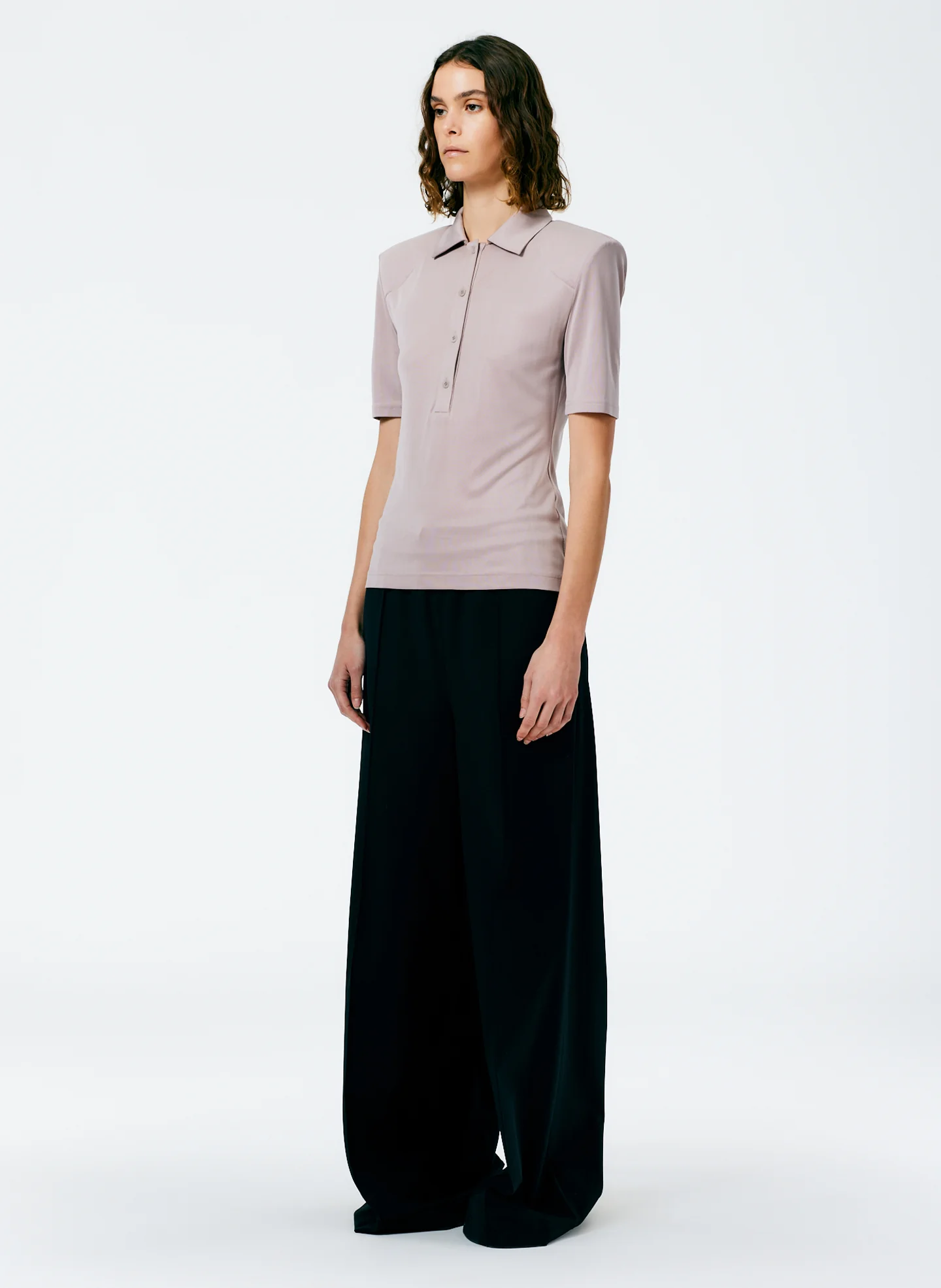 Deeba Cupro Lean Polo Shirt - Image 7
