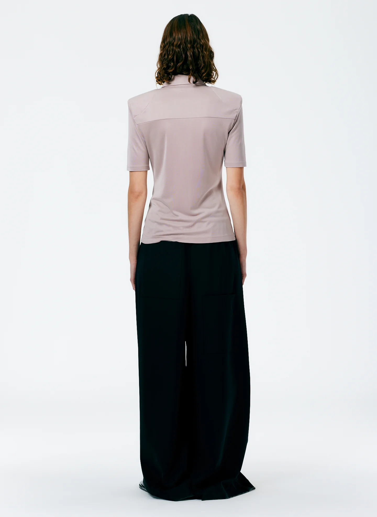 Deeba Cupro Lean Polo Shirt - Image 8