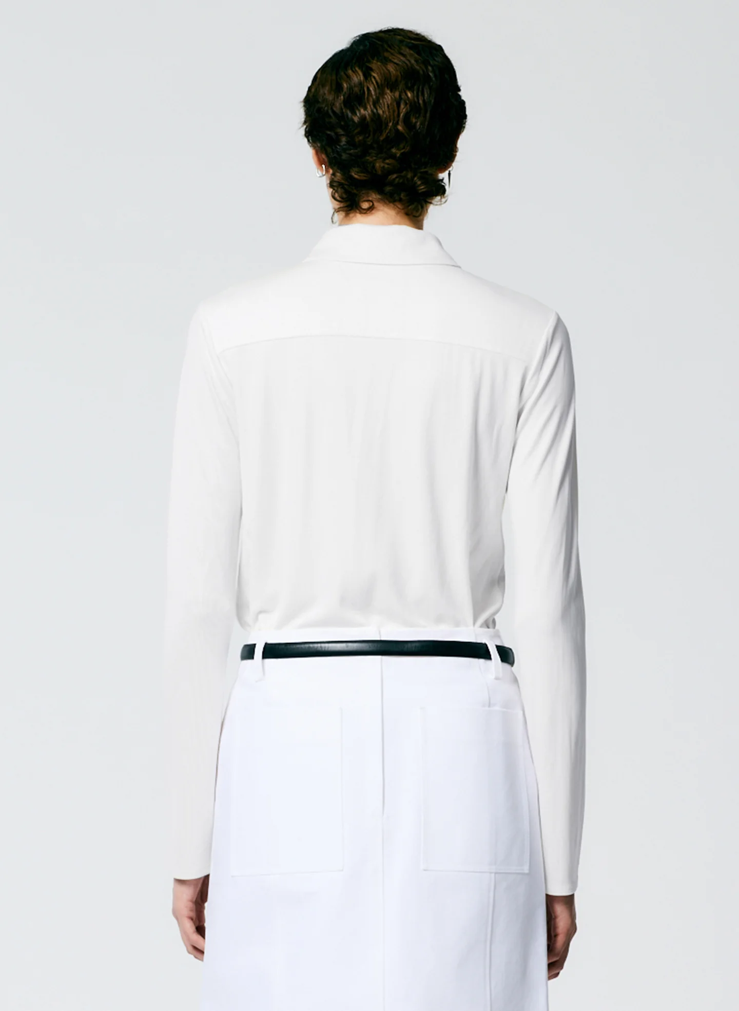 Deeba Cupro Slim Shirt - Image 4