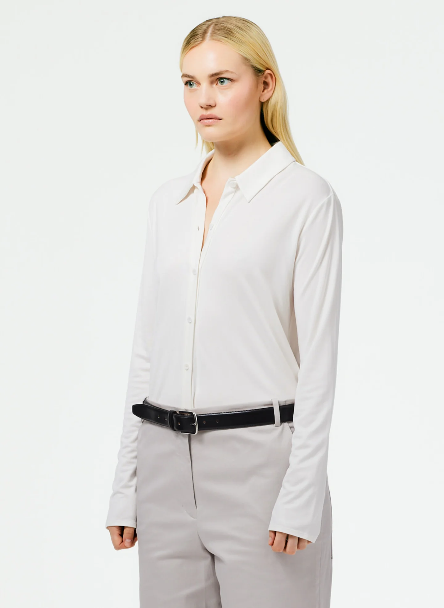 Deeba Cupro Slim Shirt - Image 7
