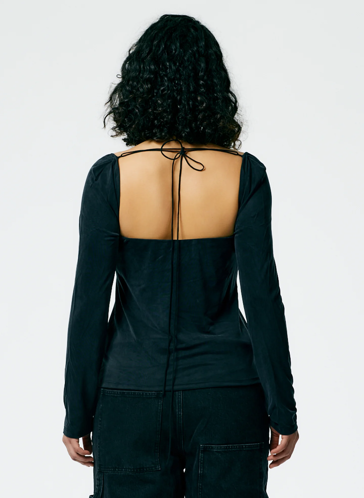 Deeba Cupro Strapless Convertible Top - Image 2
