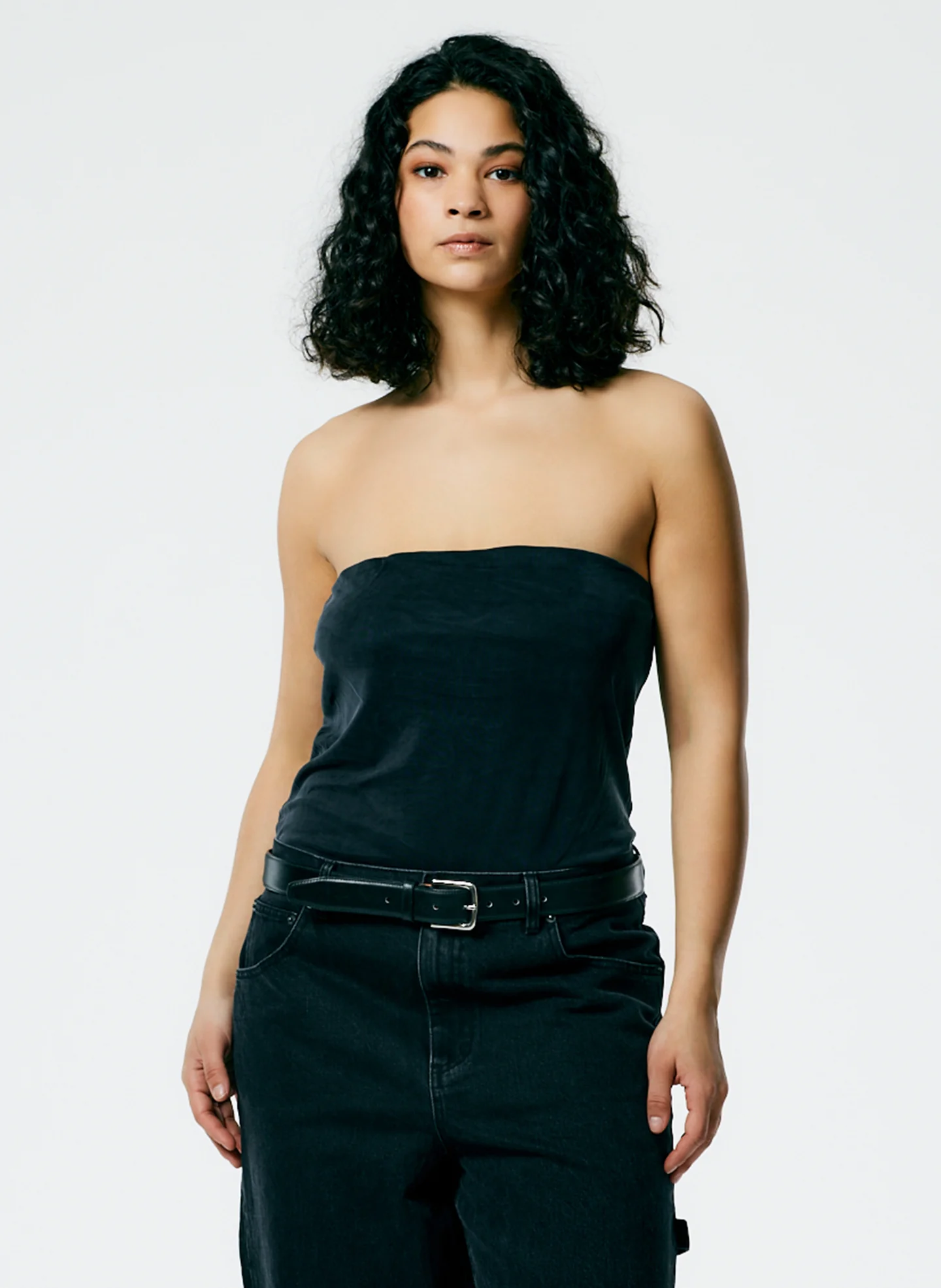 Deeba Cupro Strapless Convertible Top - Image 3
