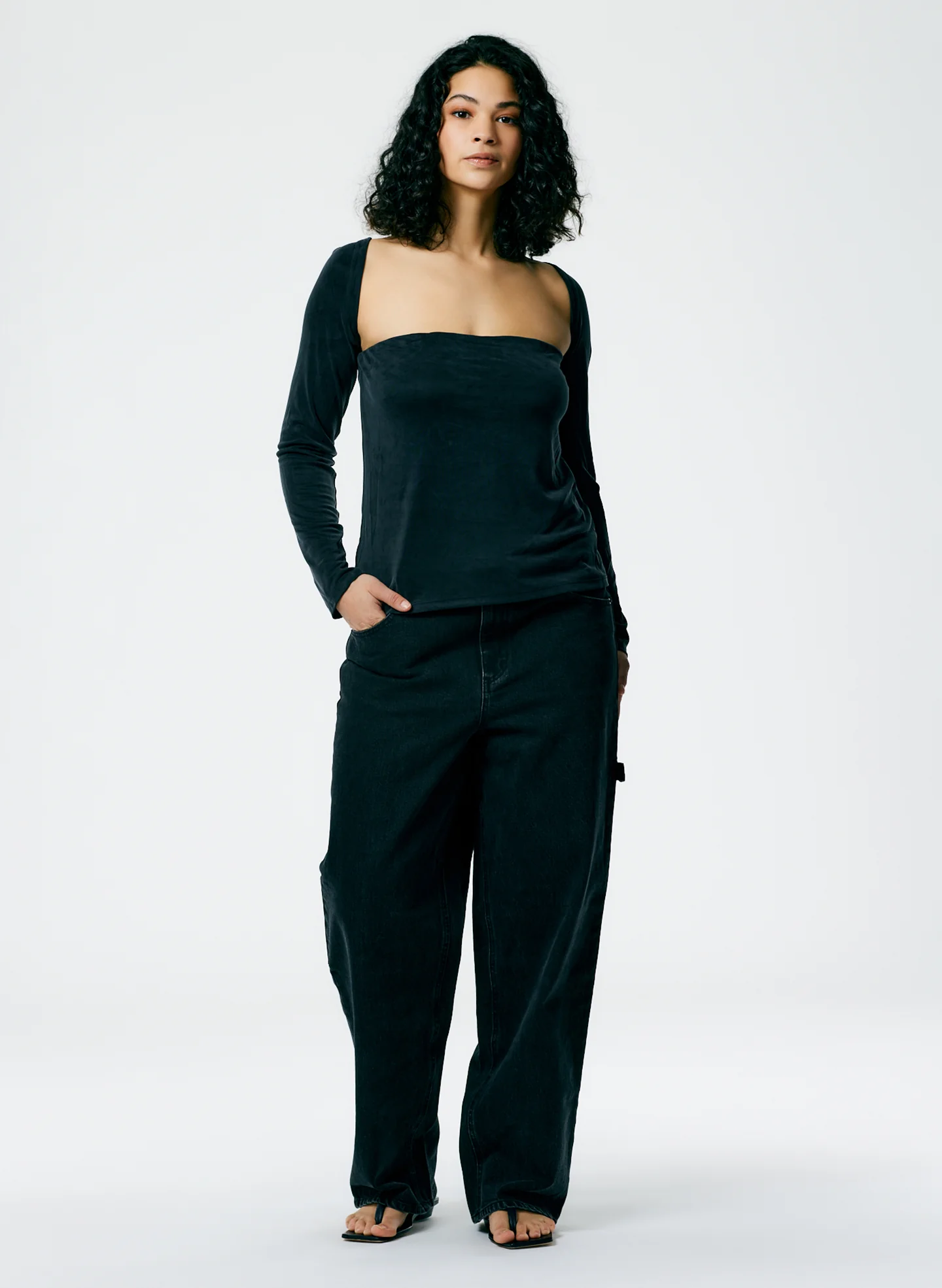 Deeba Cupro Strapless Convertible Top - Image 4