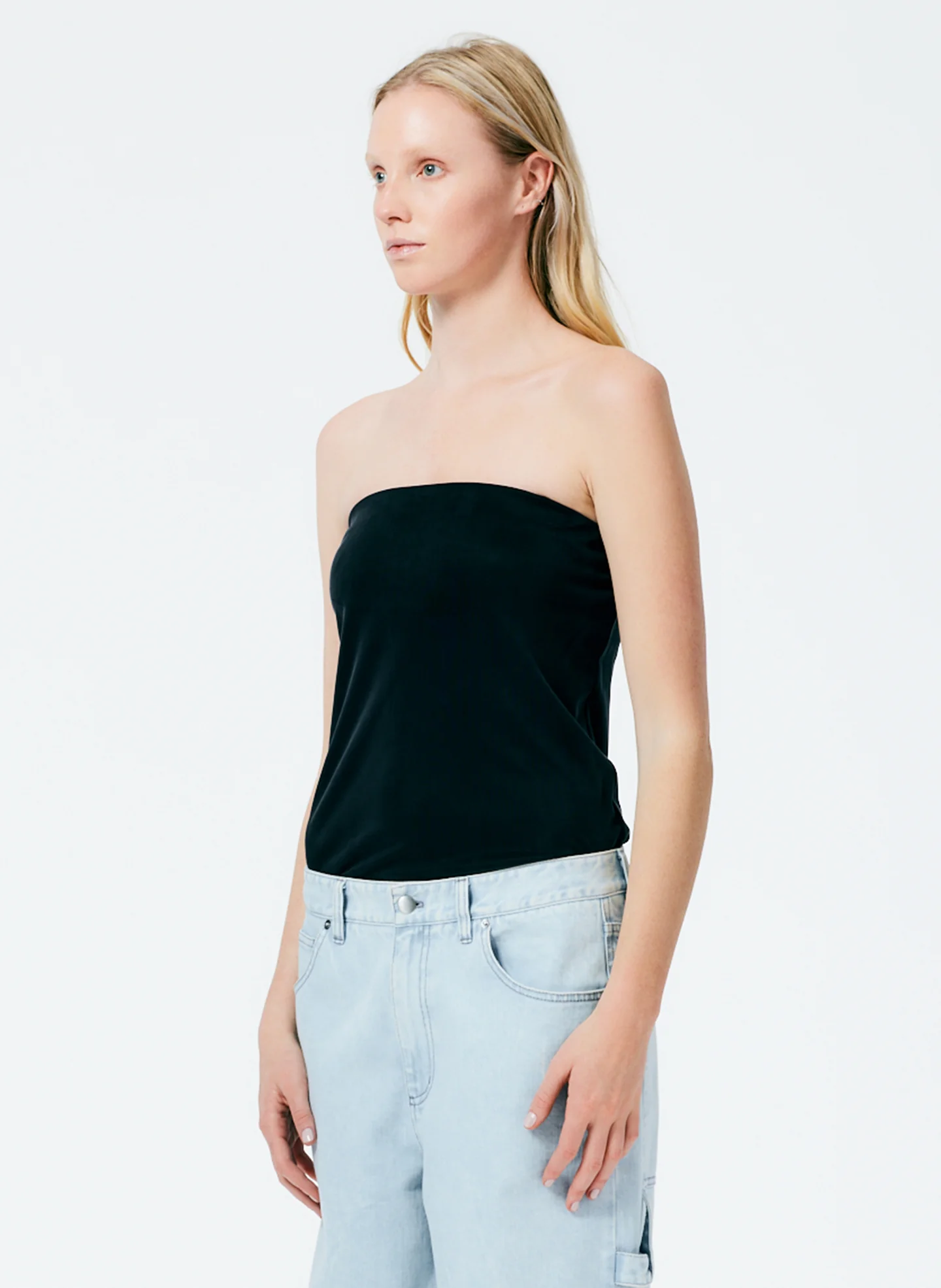 Deeba Cupro Strapless Convertible Top - Image 8