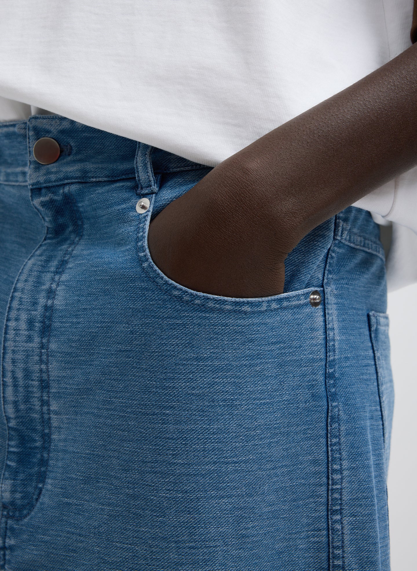Denim Interlock Mica Jean - Image 4