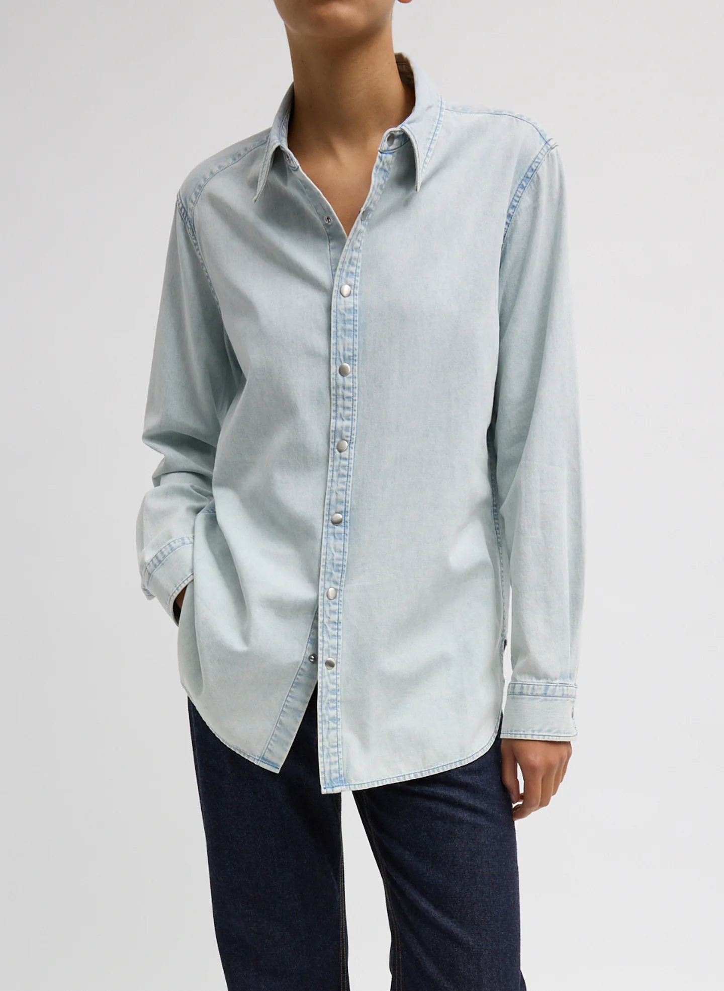 Charlie Men's Slim Denim Shirt