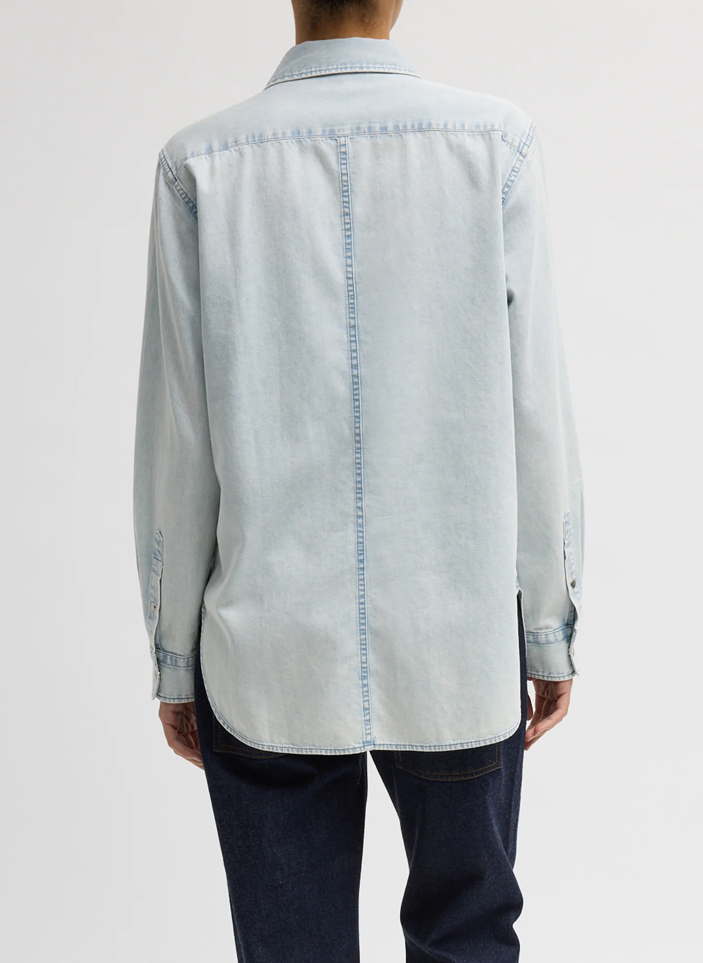 Charlie Men's Slim Denim Shirt - Image 4