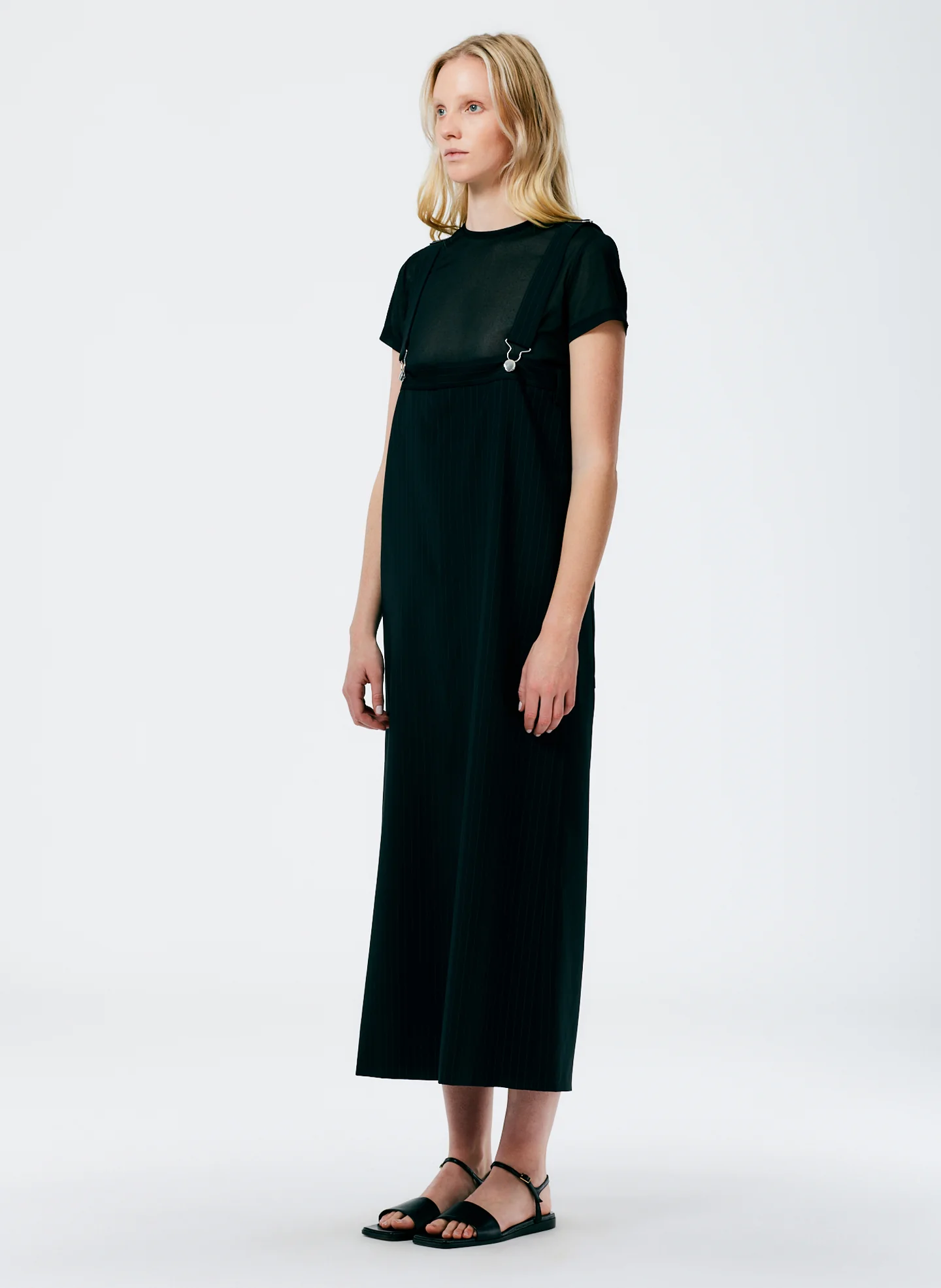 Dominic Pinstripe Overall Skirt - Image 7