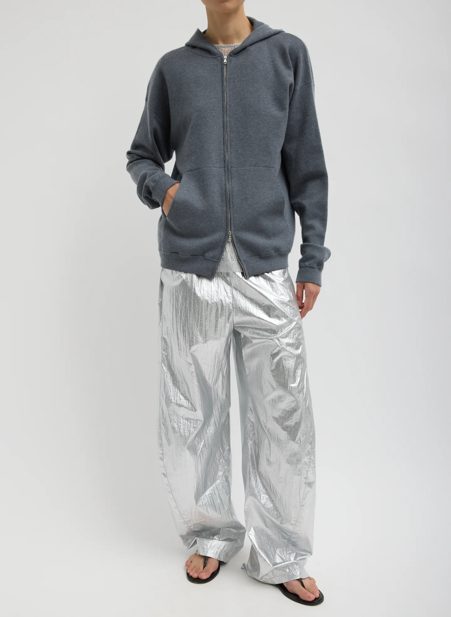 Double Faced Cashmere Hoodie - Image 5