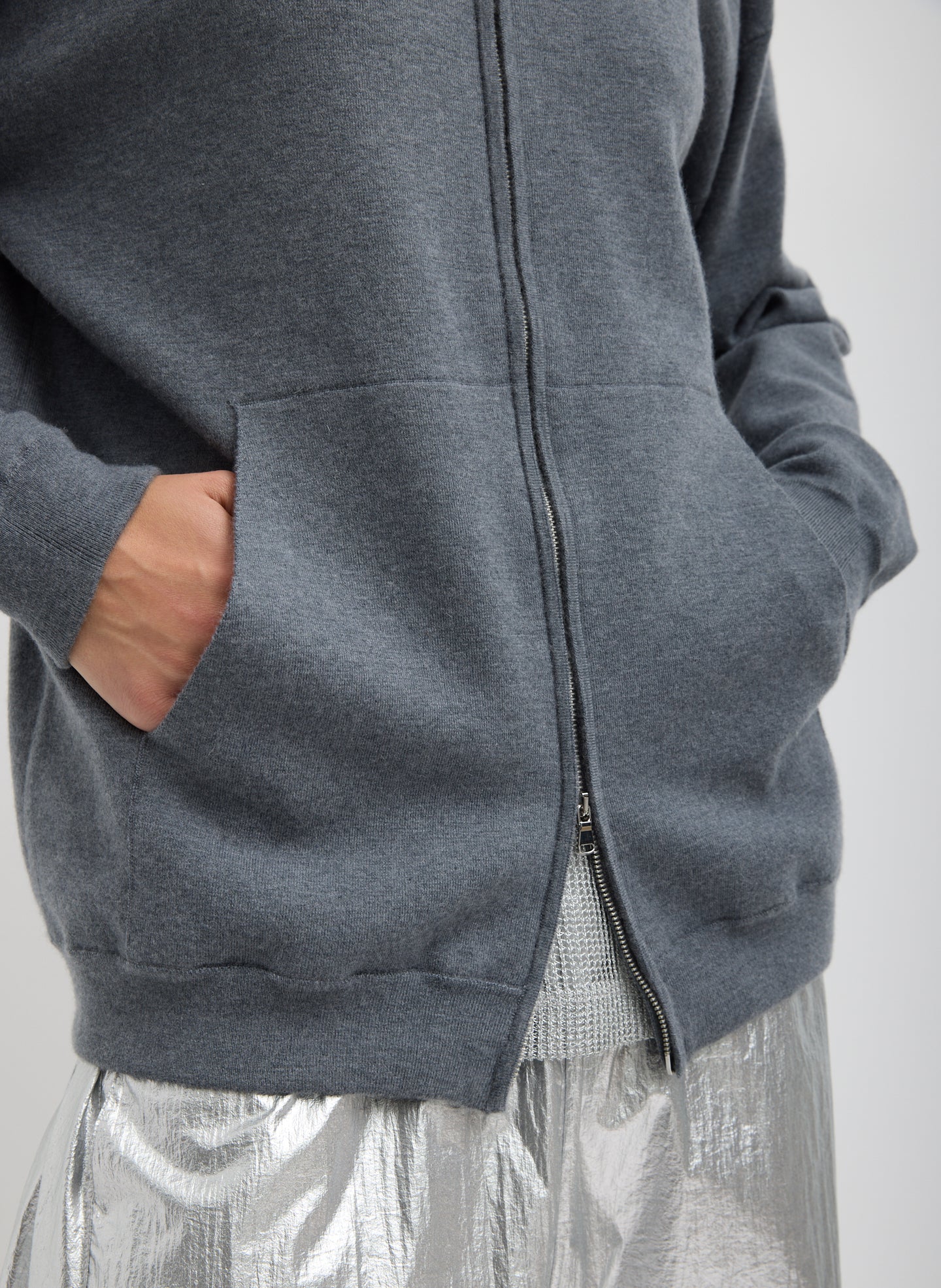 Double Faced Cashmere Hoodie - Image 7