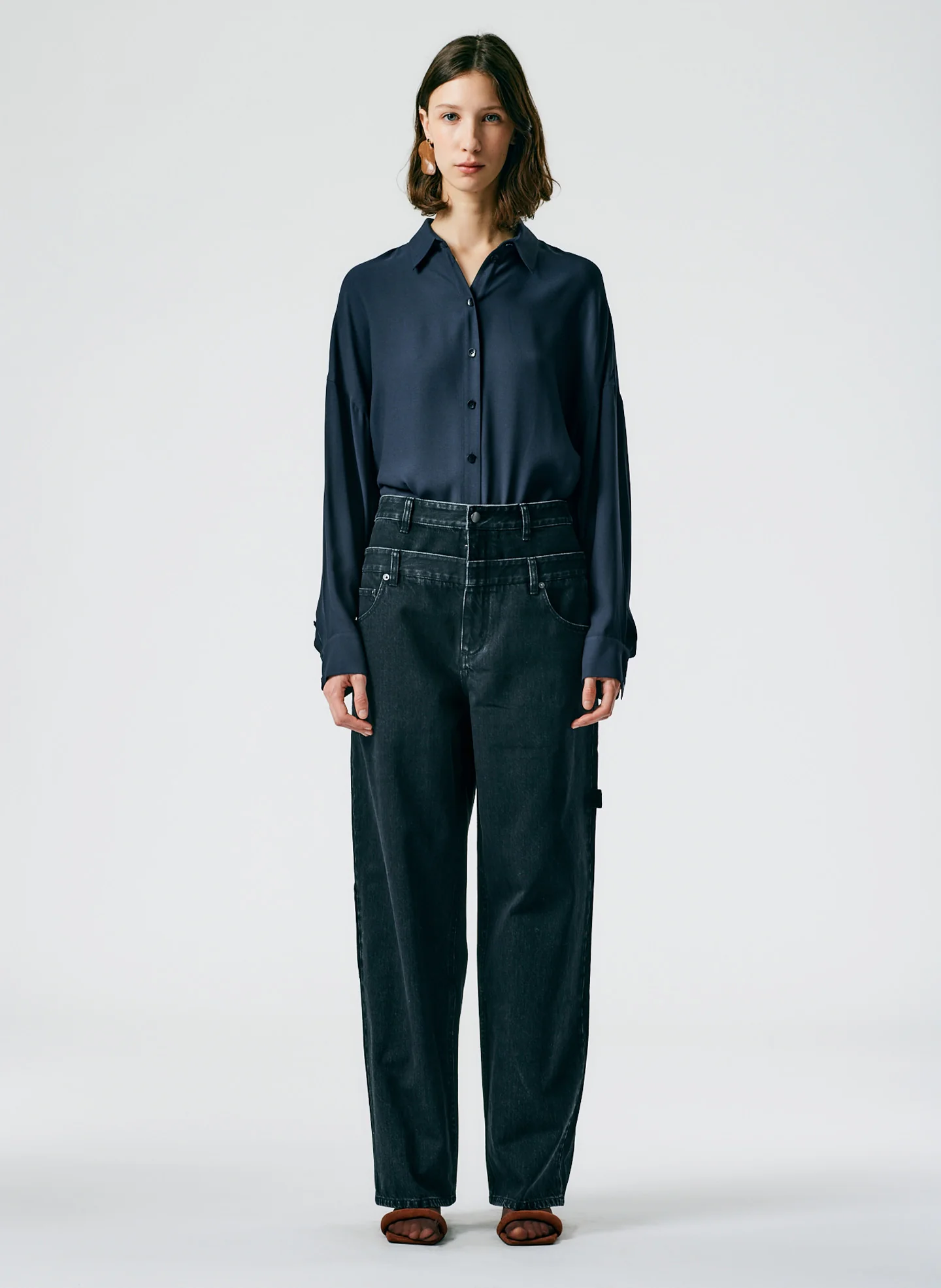 Double Waisted Black Denim Sam Jean - Image 3
