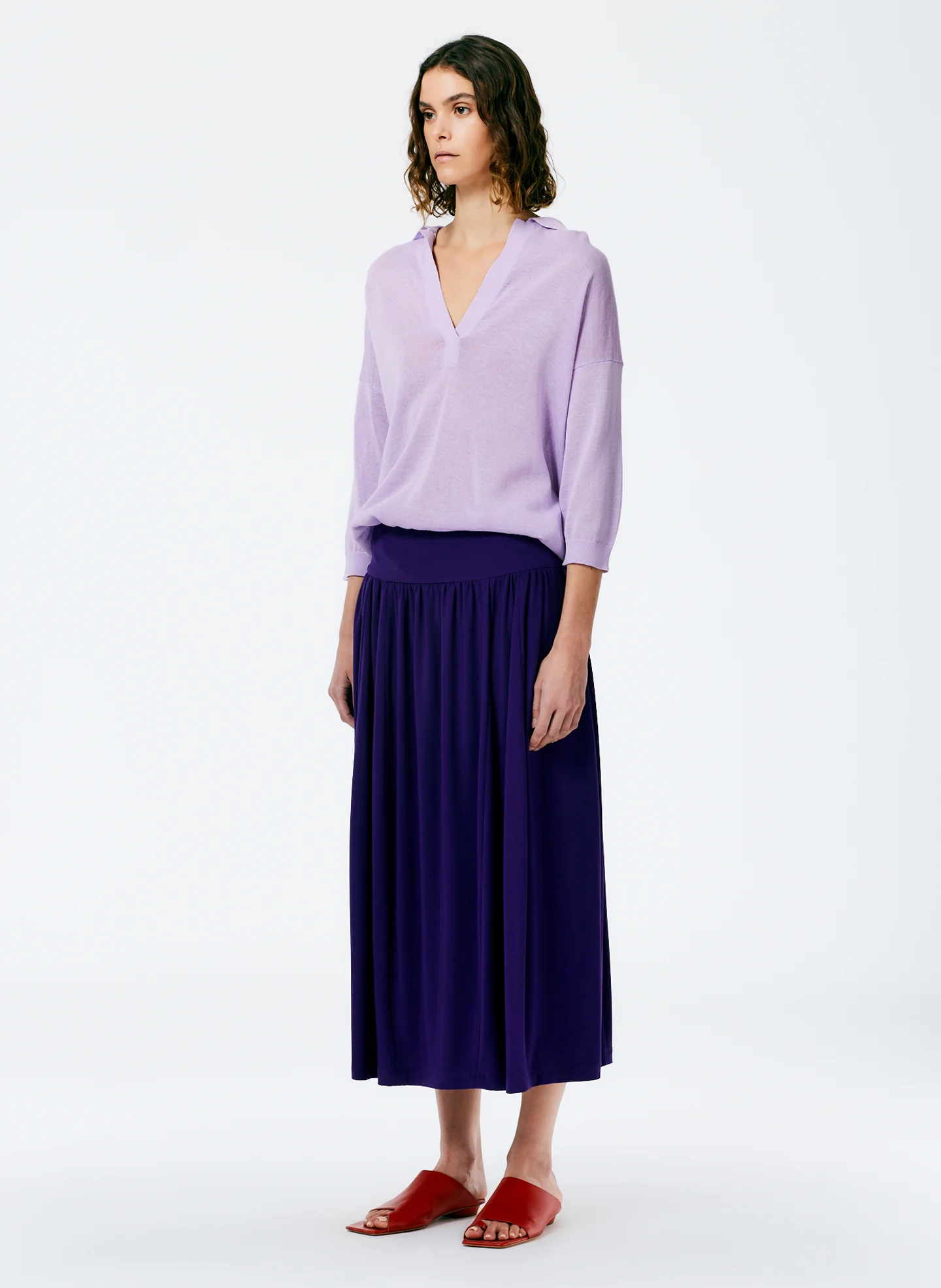 Drapey Jersey Lantern Skirt - Image 3