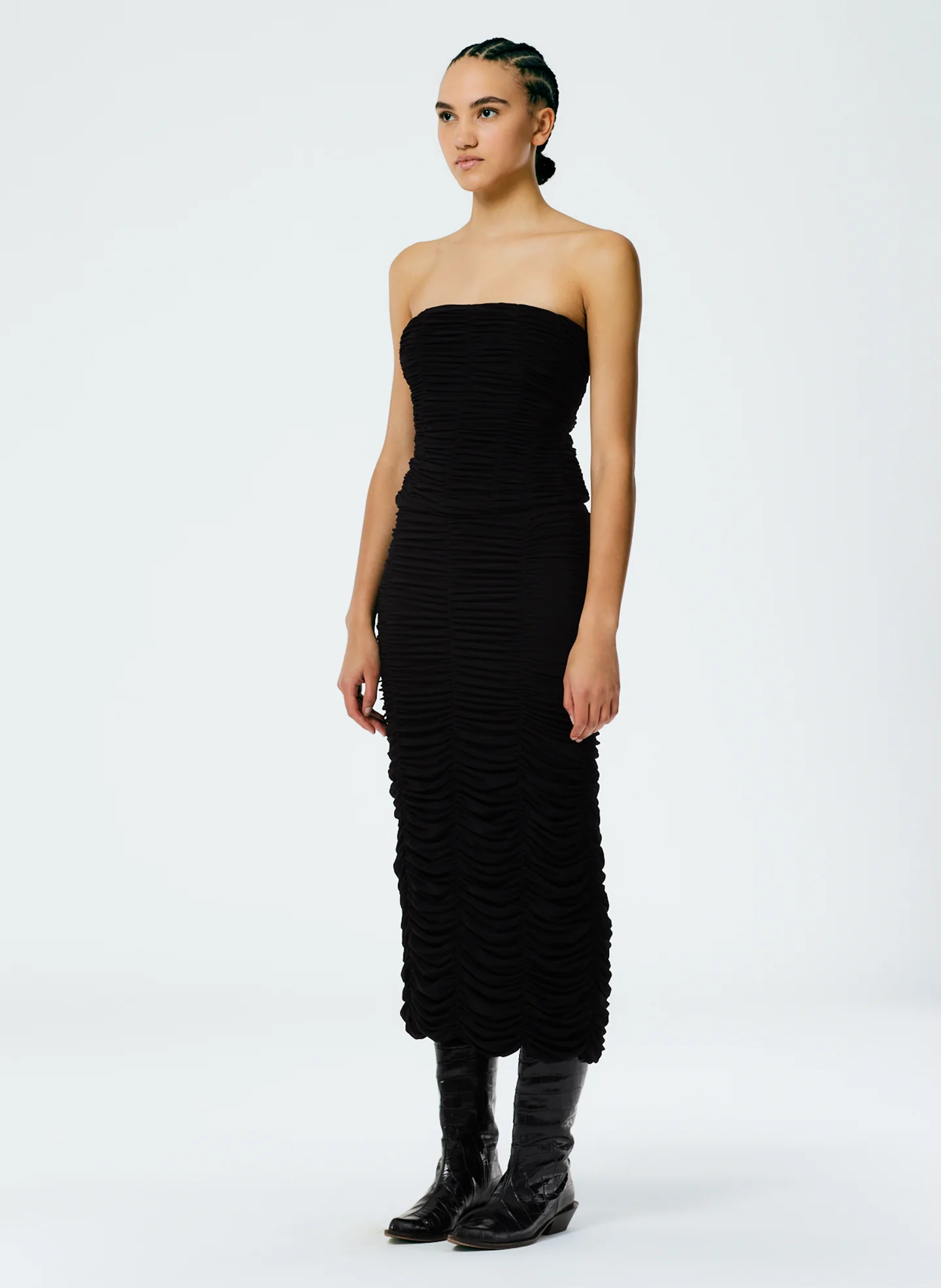 Drapey Jersey Ruched Skirt - Image 3