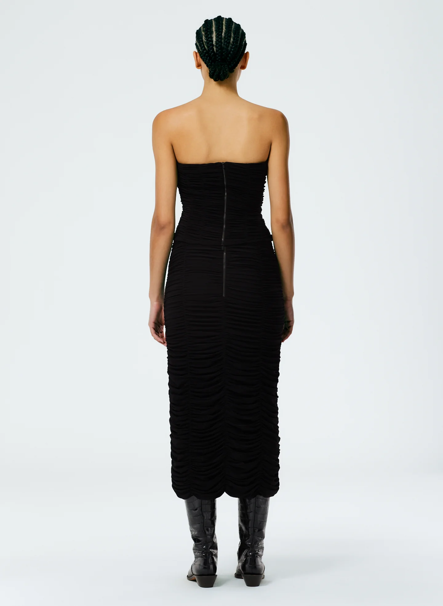 Drapey Jersey Ruched Skirt - Image 4