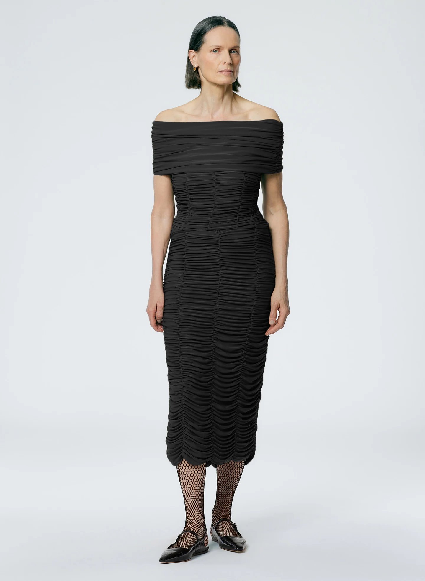 Drapey Jersey Ruched Skirt - Image 5