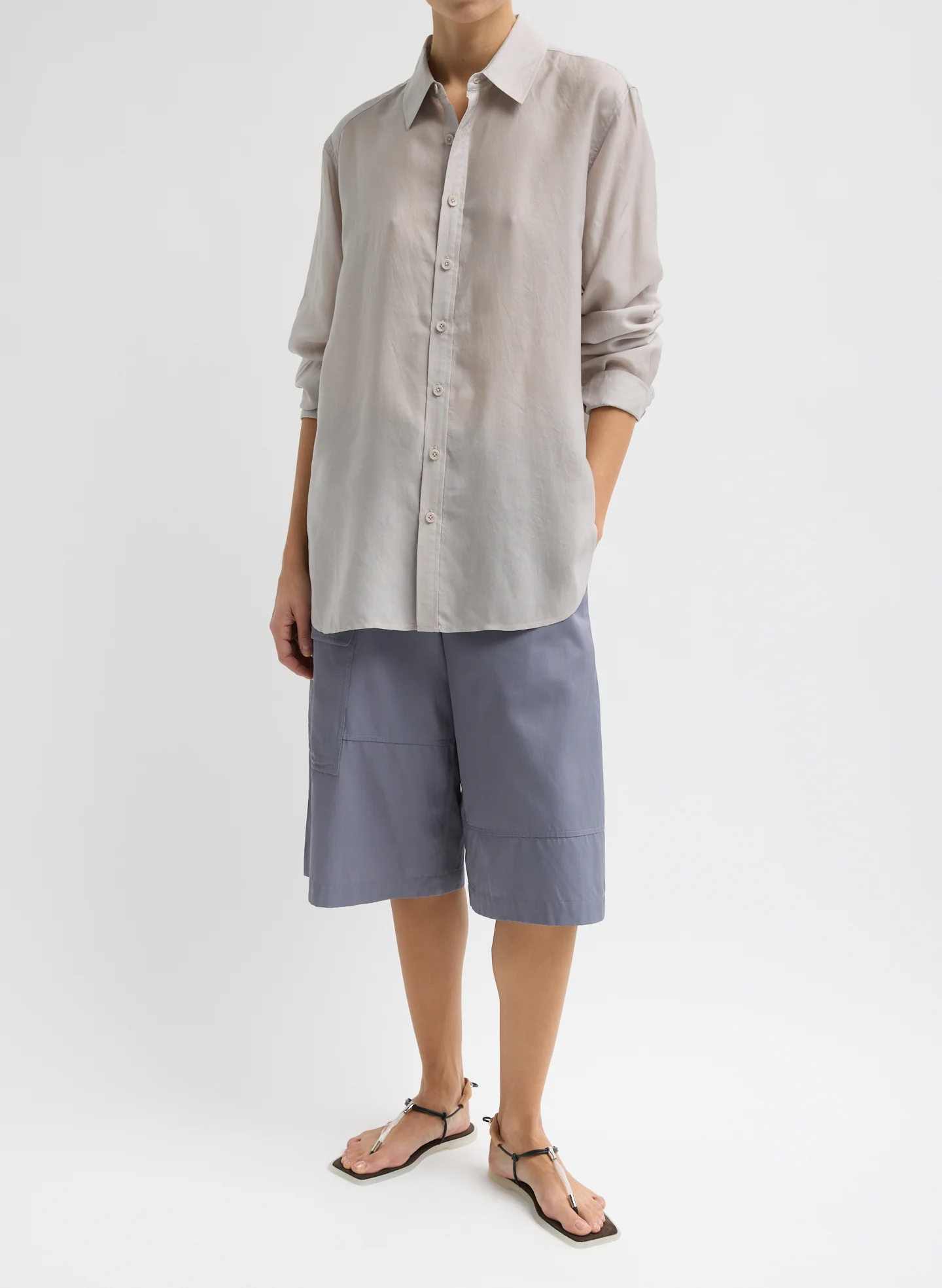 Drapey Suiting Cargo Short - Image 2