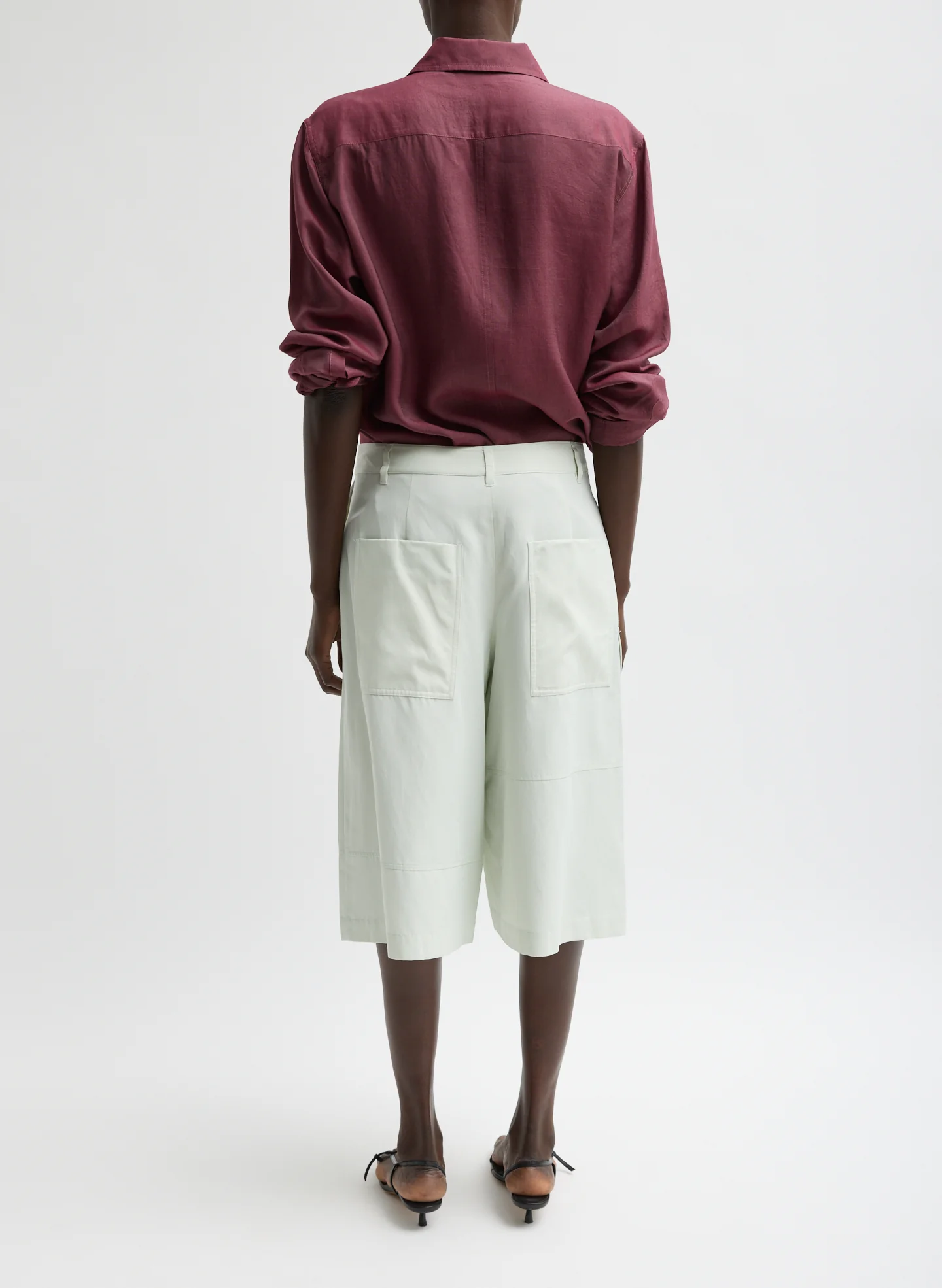 Drapey Suiting Cargo Short - Image 5