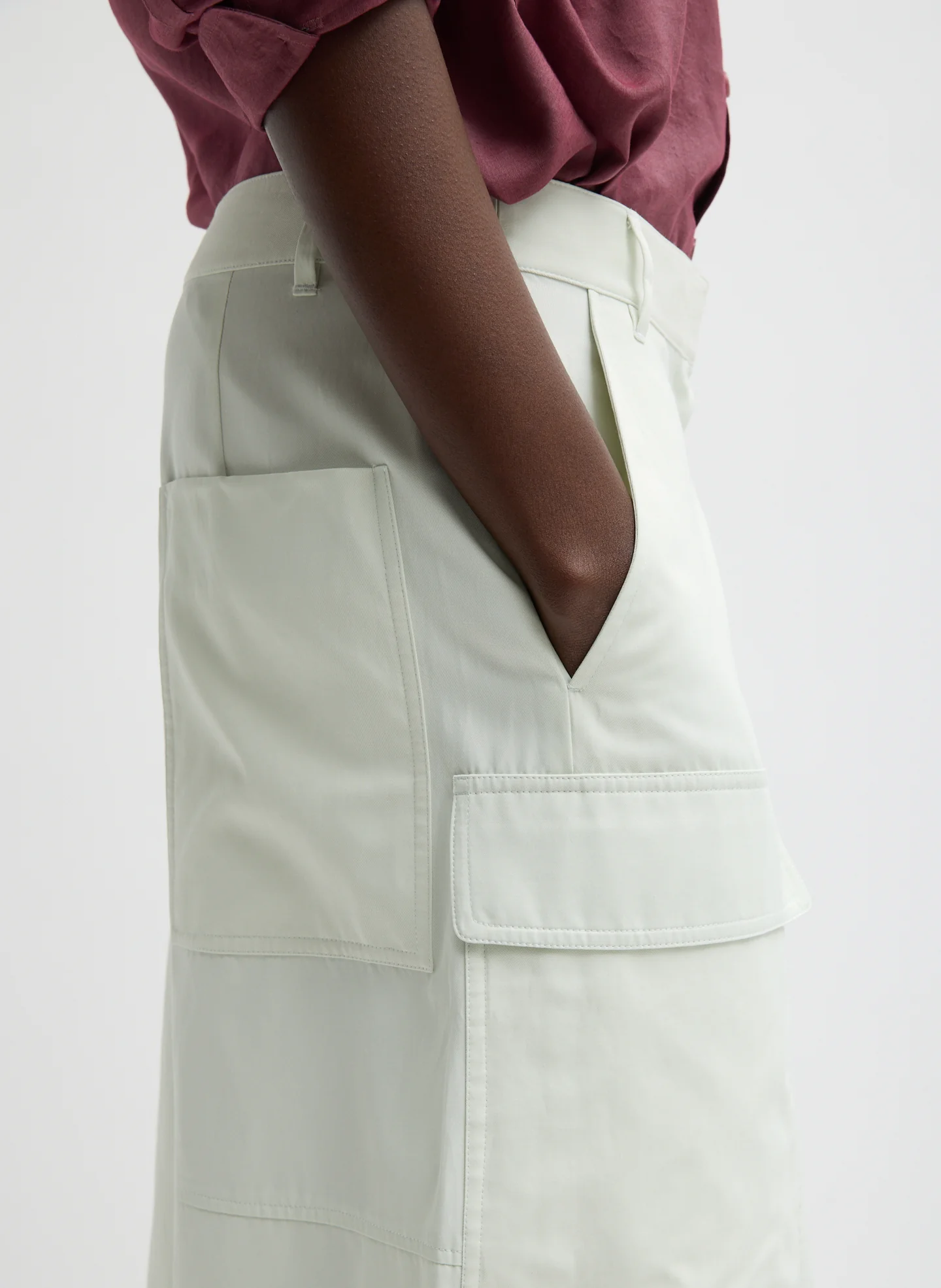 Drapey Suiting Cargo Short - Image 6