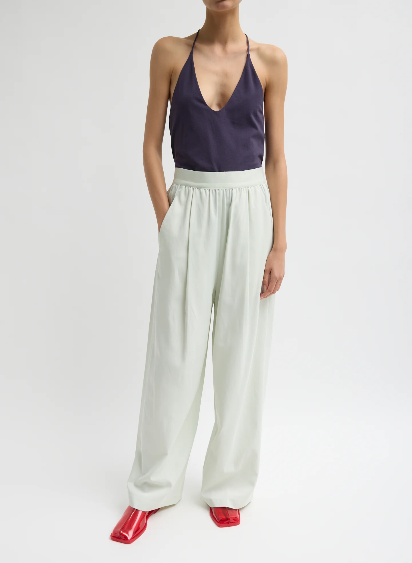Drapey Suiting Marit Pull On Pant