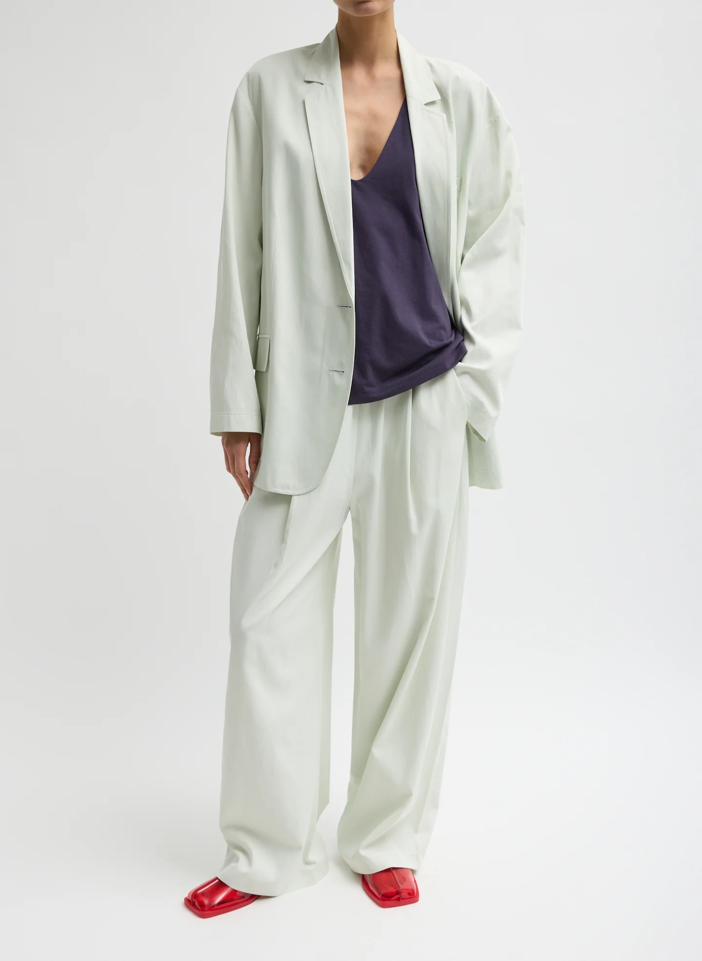 Drapey Suiting Marit Pull On Pant - Image 3