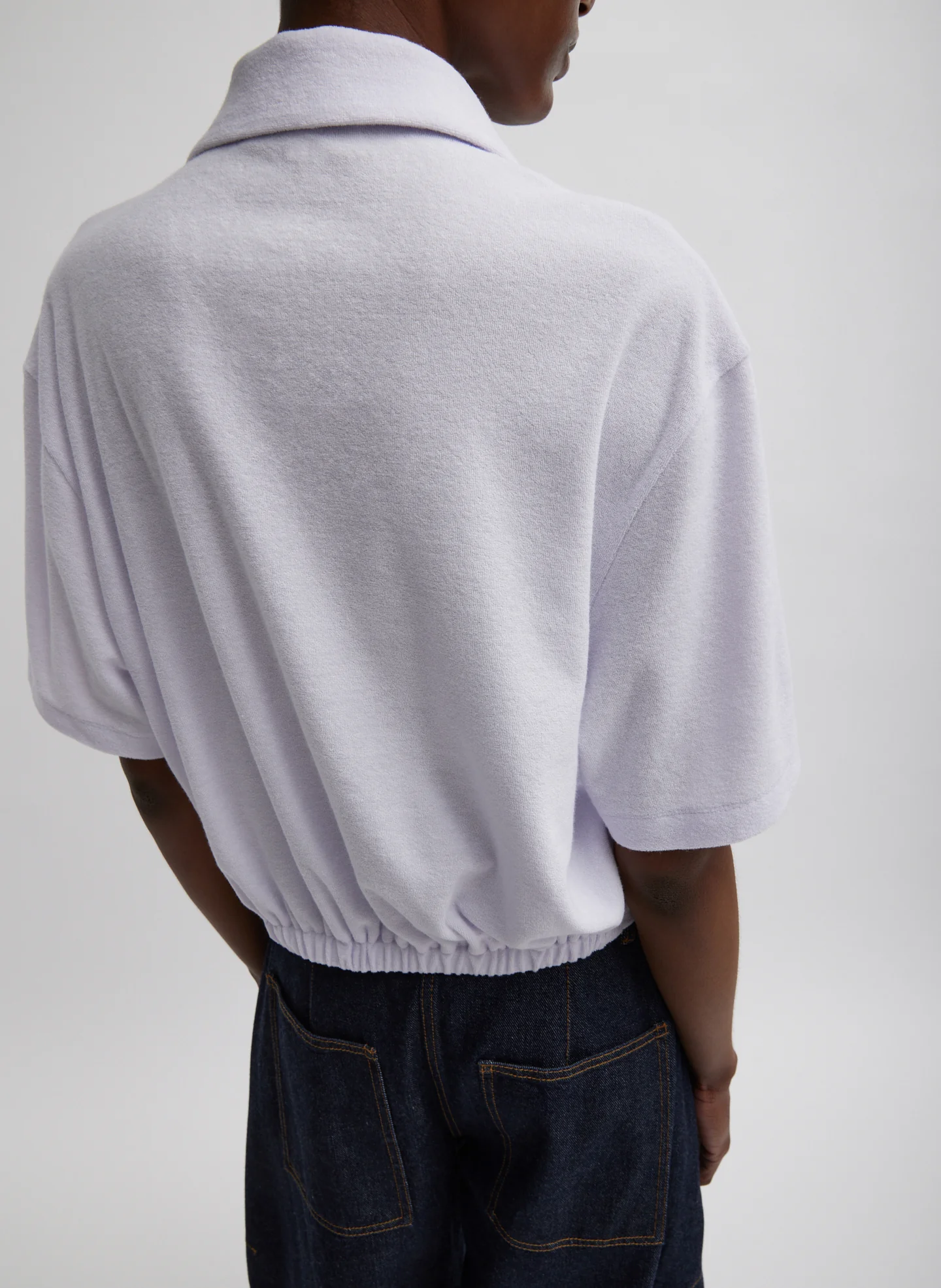 Dry Loop Terry Easy Polo Shirt - Image 4