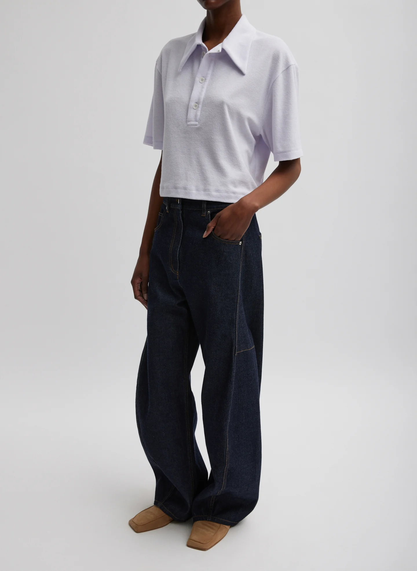 Dry Loop Terry Easy Polo Shirt - Image 5