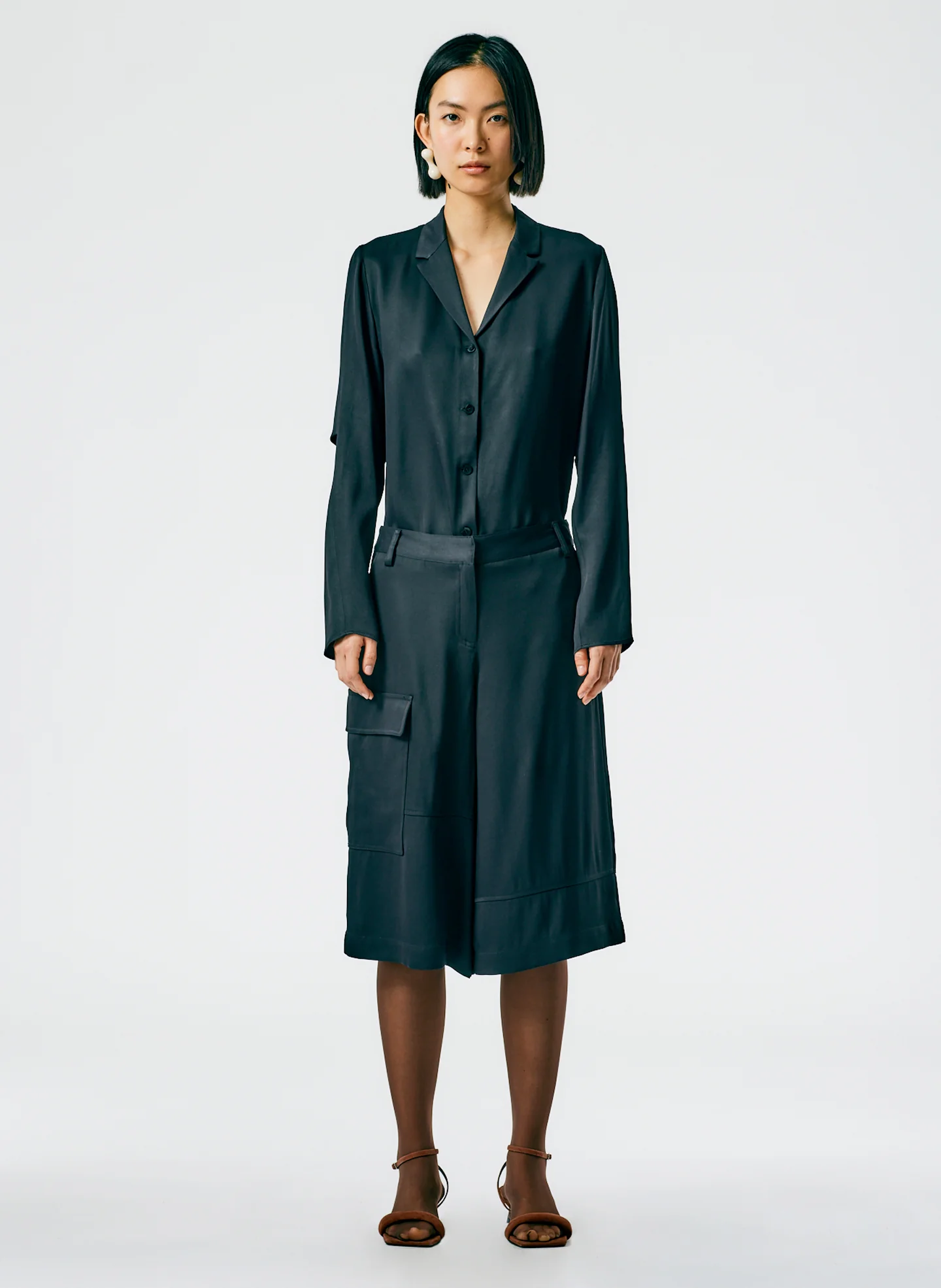 Eco Acetate Viscose Shirt Jacket - Image 5