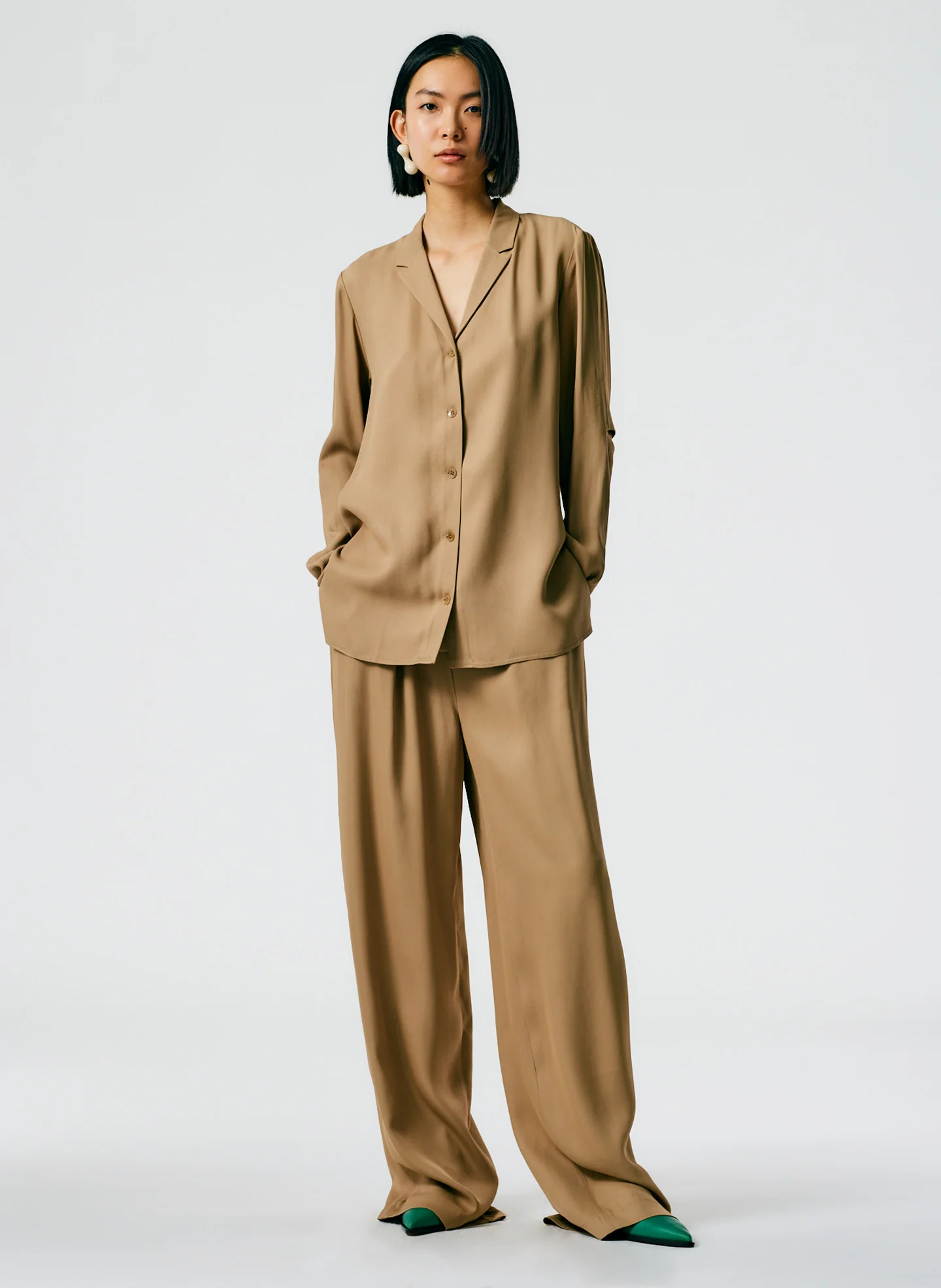 Eco Acetate Viscose Shirt Jacket - Image 12