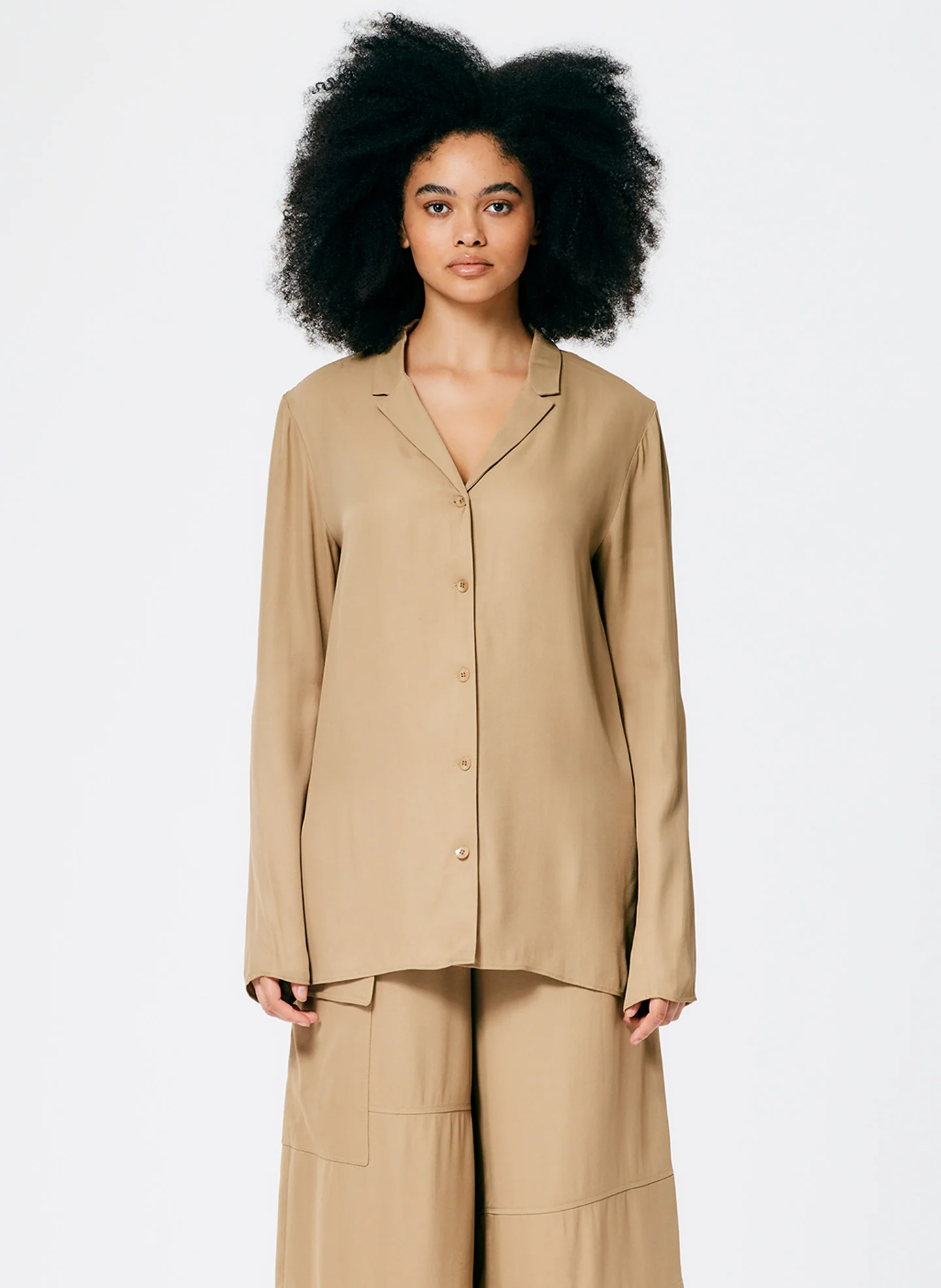Eco Acetate Viscose Shirt Jacket - Image 3